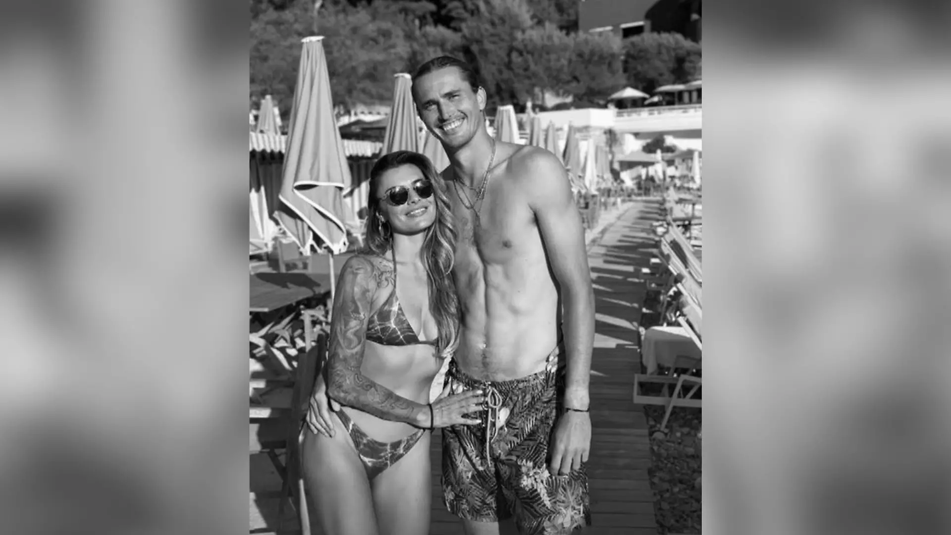 Sophia Thomalla und Alexander Zverev teilen privaten Schnappschuss.