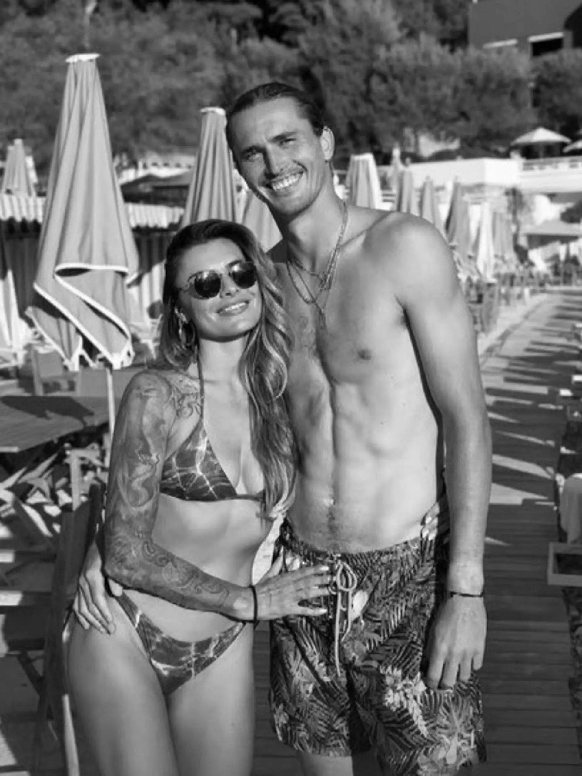 Sophia Thomalla und Alexander Zverev teilen privaten Schnappschuss.