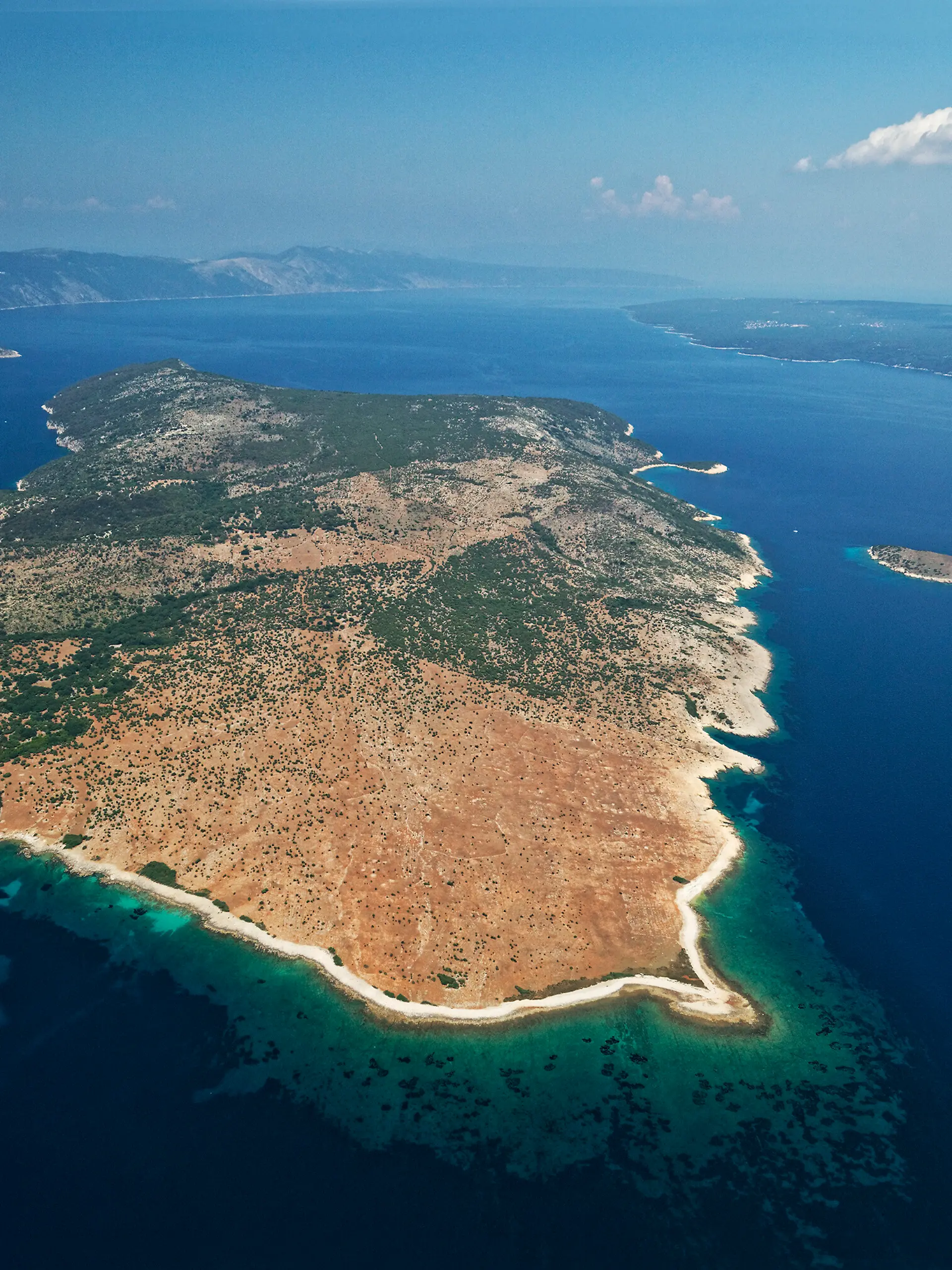 Die kleine Insel Plavnik im Norden Kroatiens ist bei Tauchern beliebt.