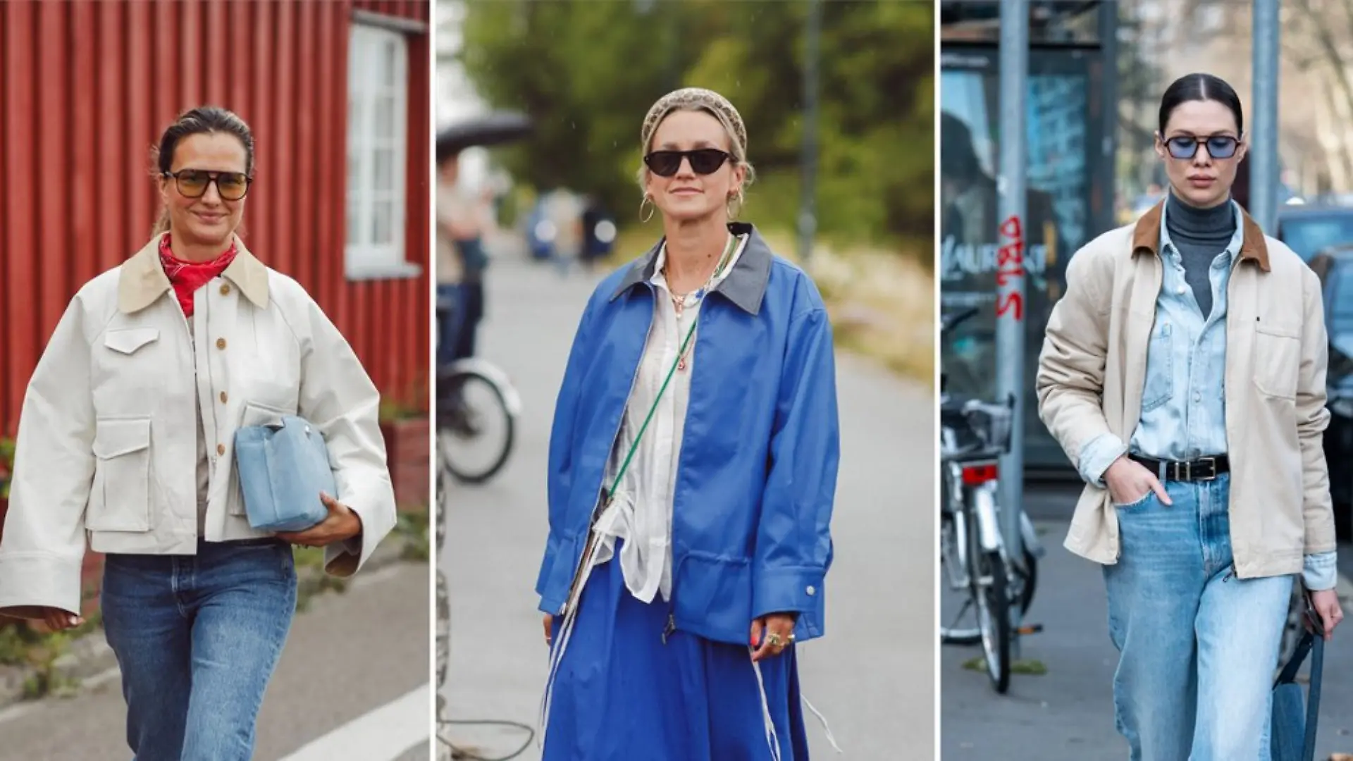 Aus den Streetstyle-Looks der Fashion Weeks war die Barn Jacket dieses Jahr nicht wegzudenken.