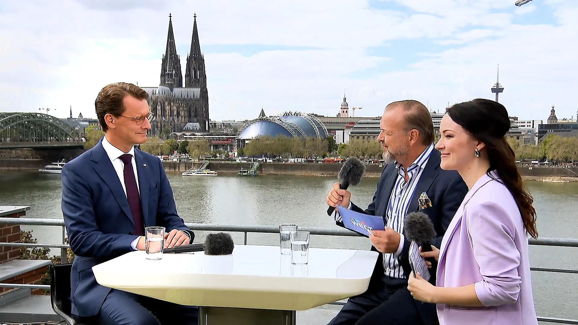 Sommerinterview mit Hendrik Wüst (CDU) NRW-Ministerpräsident im Gespräch