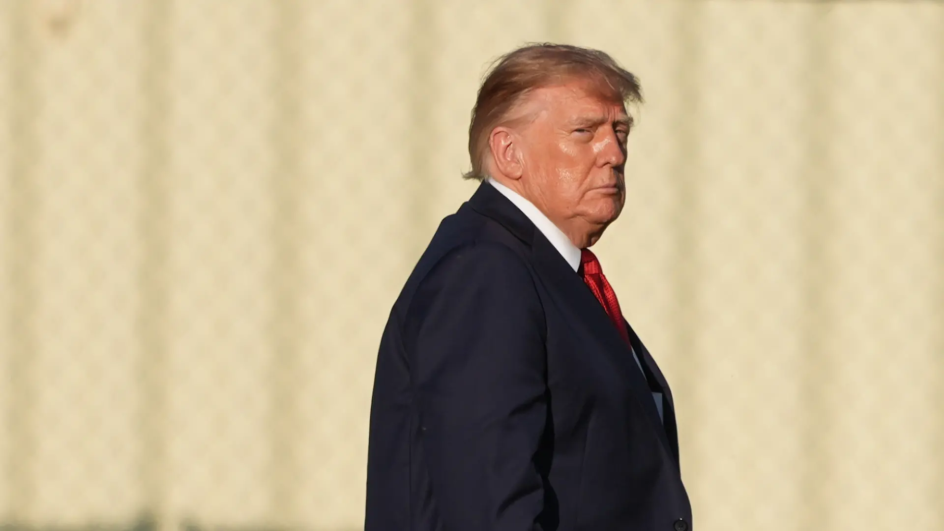 President Donald Trump walks to board Marine One on the Ellipse near the White House, Friday, Sept. 18, 2026, in Washington. (AP Photo/Alex Brandon)
