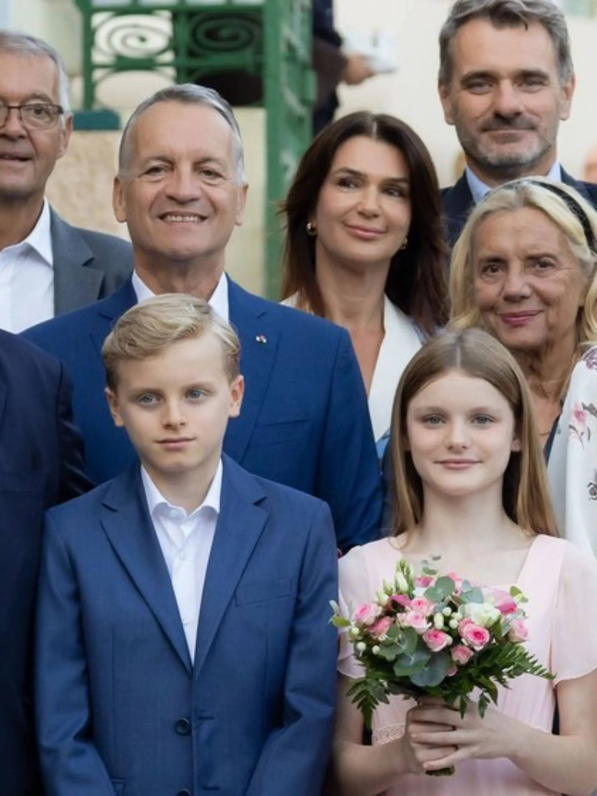 Die Fürstenfamilie von Monaco beim "U Cavagnëtu".
