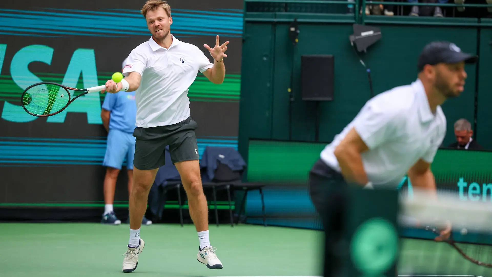 Kevin Krawietz und Tim Pütz haben Deutschland im Davis Cup in Führung gebracht.