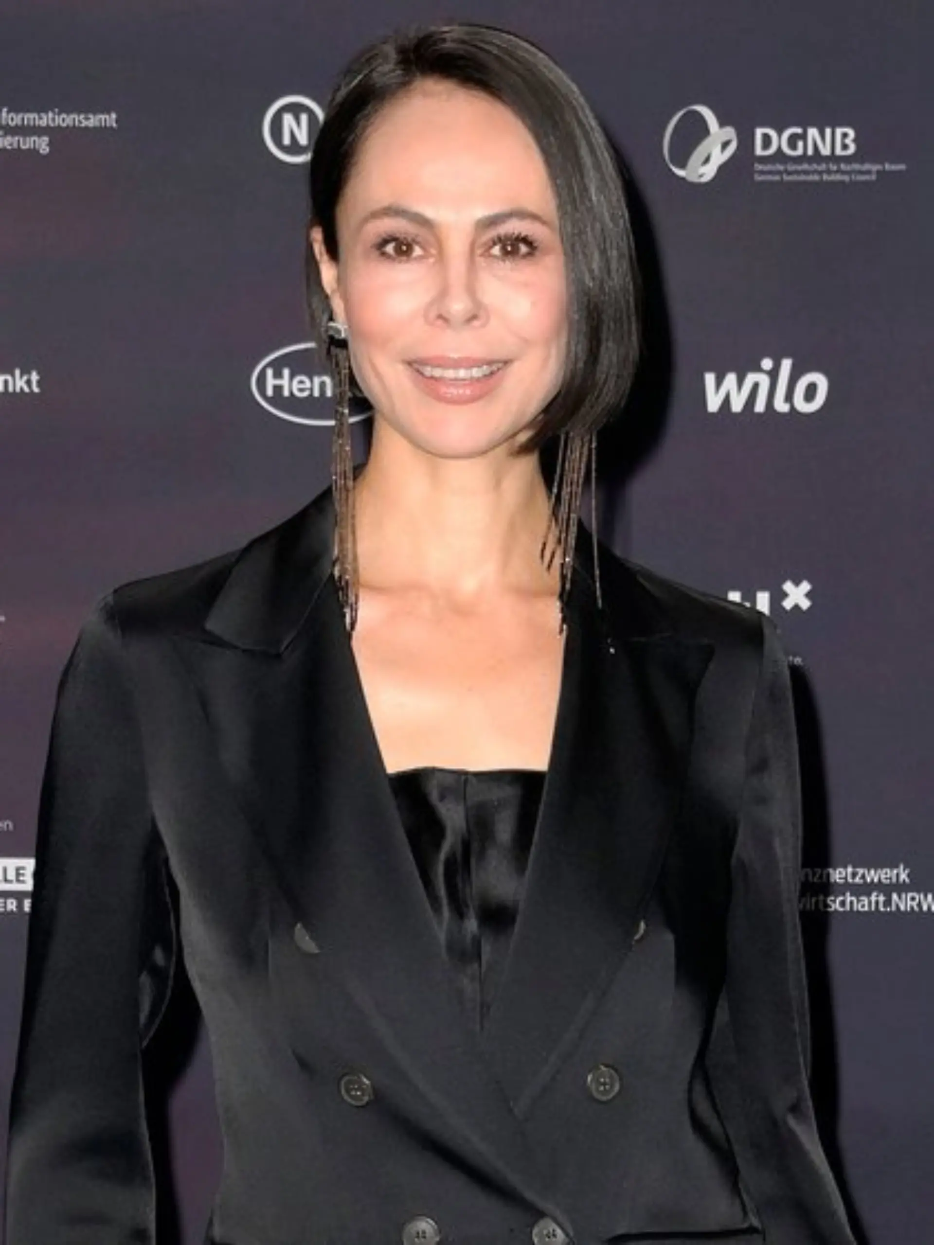 Natalia Yegorova auf dem roten Teppich 2022 in Düsseldorf.