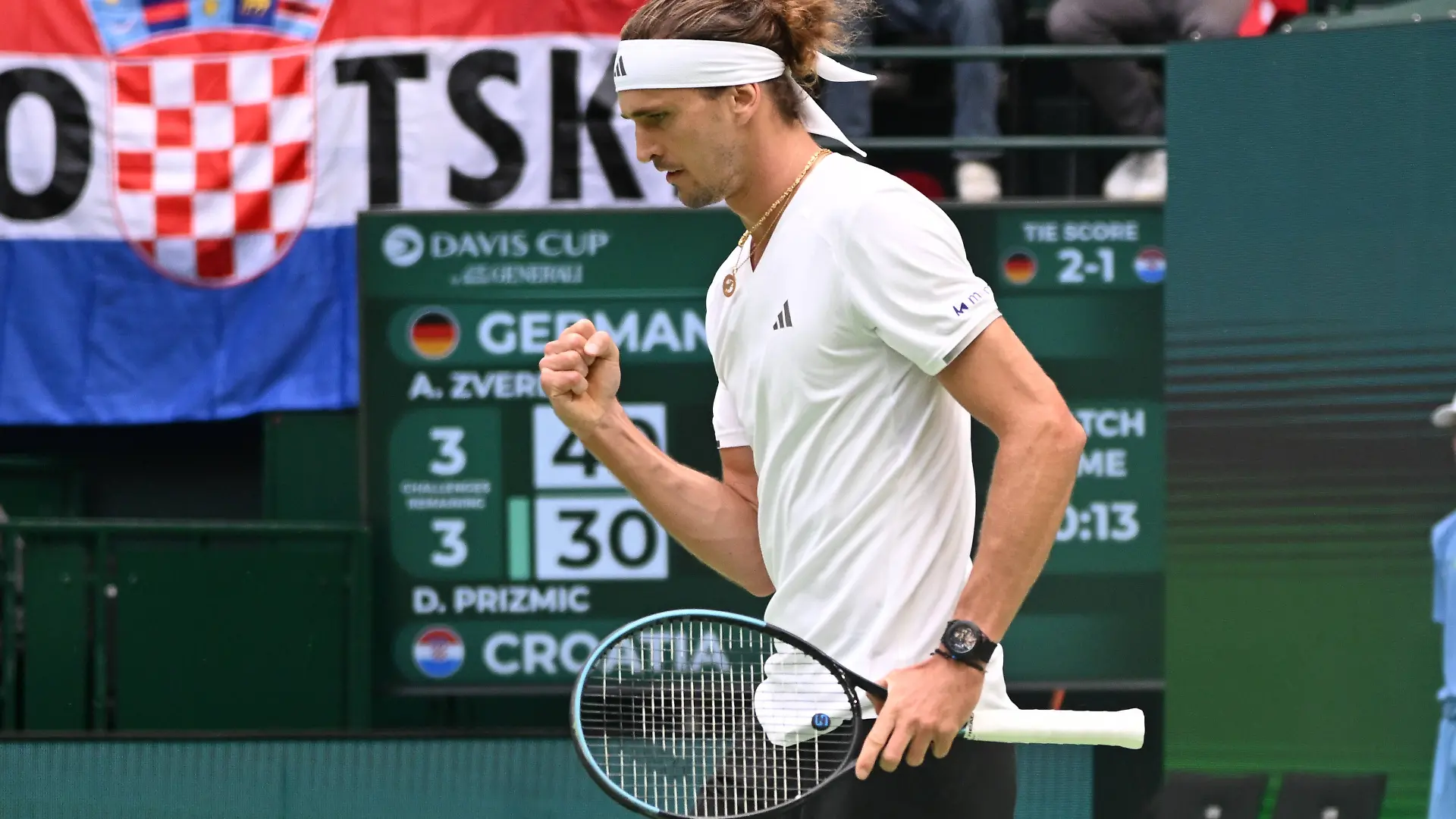 Alexander Zverev GER ballt die Faust 20.09.2026  Tennis  Davis Cup Qualifiers 2. Runde  Deutschland vs Kroatien , heristo-arena, Halle Westfalen, NRW Germany *** Alexander Zverev GER clenches his fist on September 20, 2026  Tennis  Davis Cup Qualifiers, 2nd Round  Germany vs. Croatia, Heristo Arena, Halle Westfalen, North Rhine-Westphalia, Germany Copyright: xpepphotox/xHorstxMauelshagenx pep00321, pep_20260920_hm