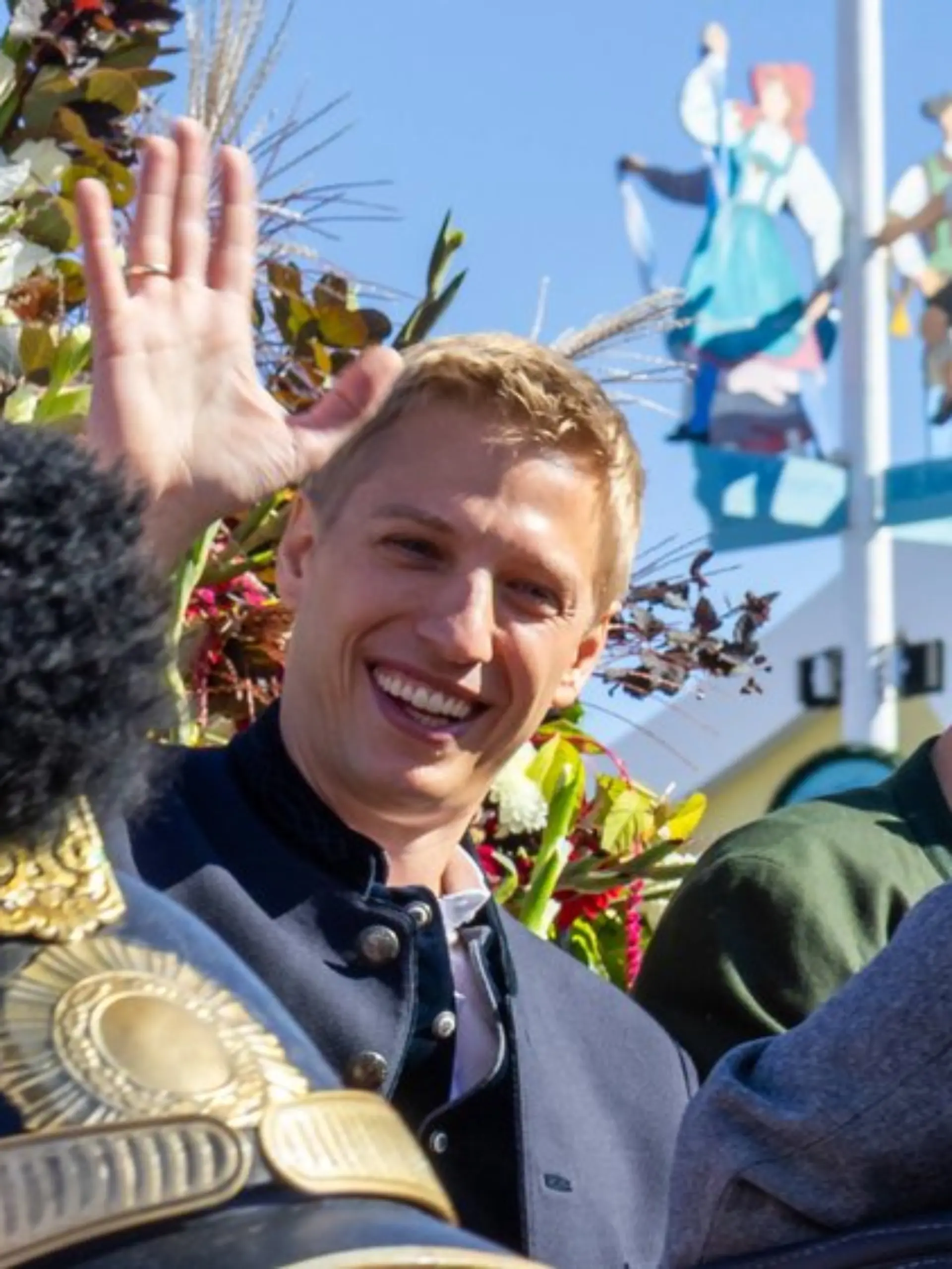 Unfreiwillige Wiesn-Pause für Dominik Krause.