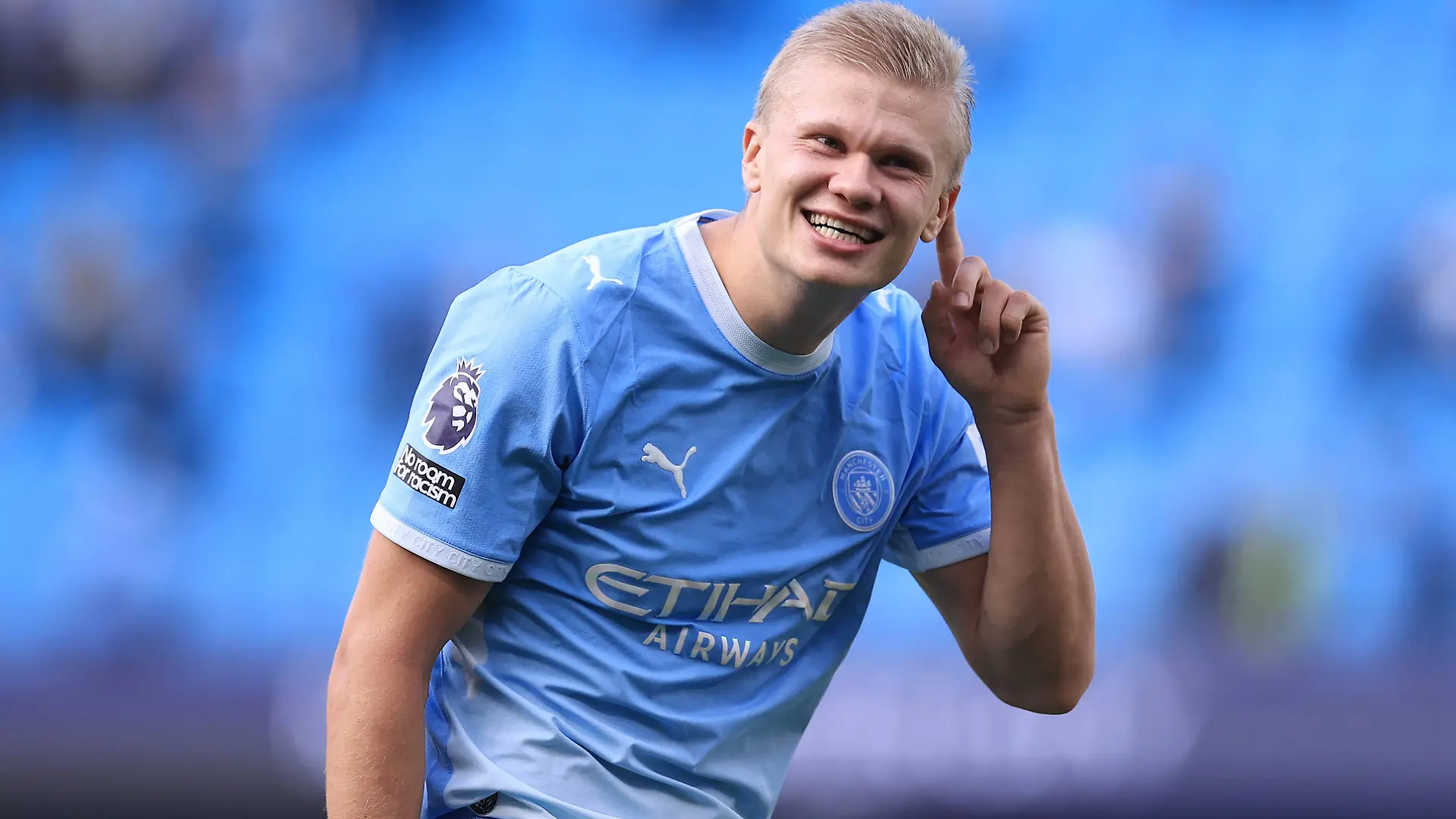 Manchester City v Sunderland 20th September 2026 - Premier League - Manchester City v Sunderland - Erling Haaland of Manchester City reacts - Photo: Simon Stacpoole / Offside. Manchester UK *** Manchester City gegen Sunderland, 20. September 2026, Premier League, Manchester City gegen Sunderland: Erling Haaland von Manchester City reagiert. Foto: Simon Stacpoole, Offside, Manchester, Großbritannien PUBLICATIONxINxGERxSUIxAUTxONLY Copyright: xSimonxStacpoolexOffside