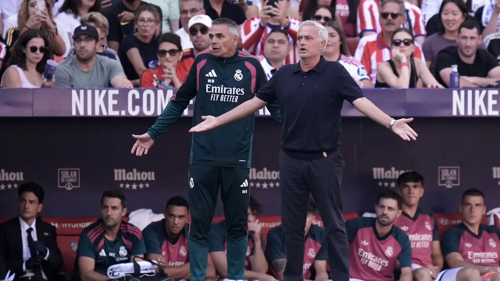 José Mourinho verlor mit Real Madrid am Sonntag das Stadtderby bei Atlético.