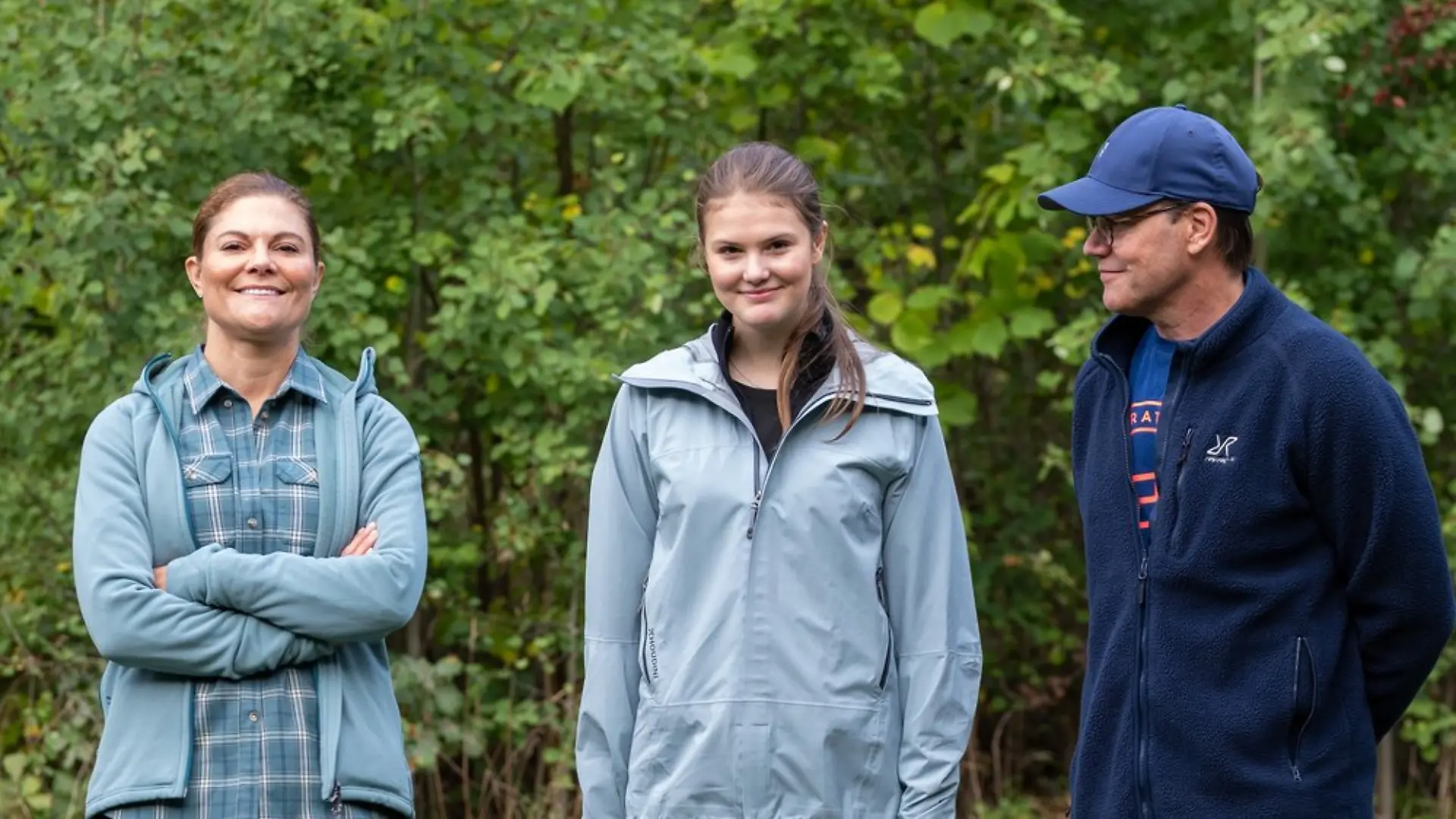 Kronprinzessin Victoria, Prinzessin Estelle und Prinz Daniel genossen Zeit in der Natur.