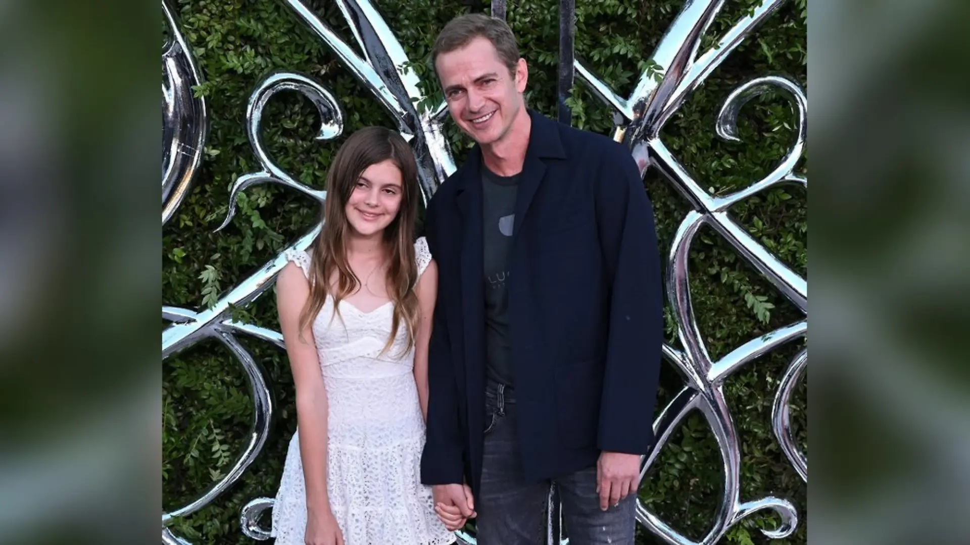 Süßer Papa-Tochter-Auftritt: Hand in Hand posierte Hayden Christensen in Los Angeles mit Briar Rose.