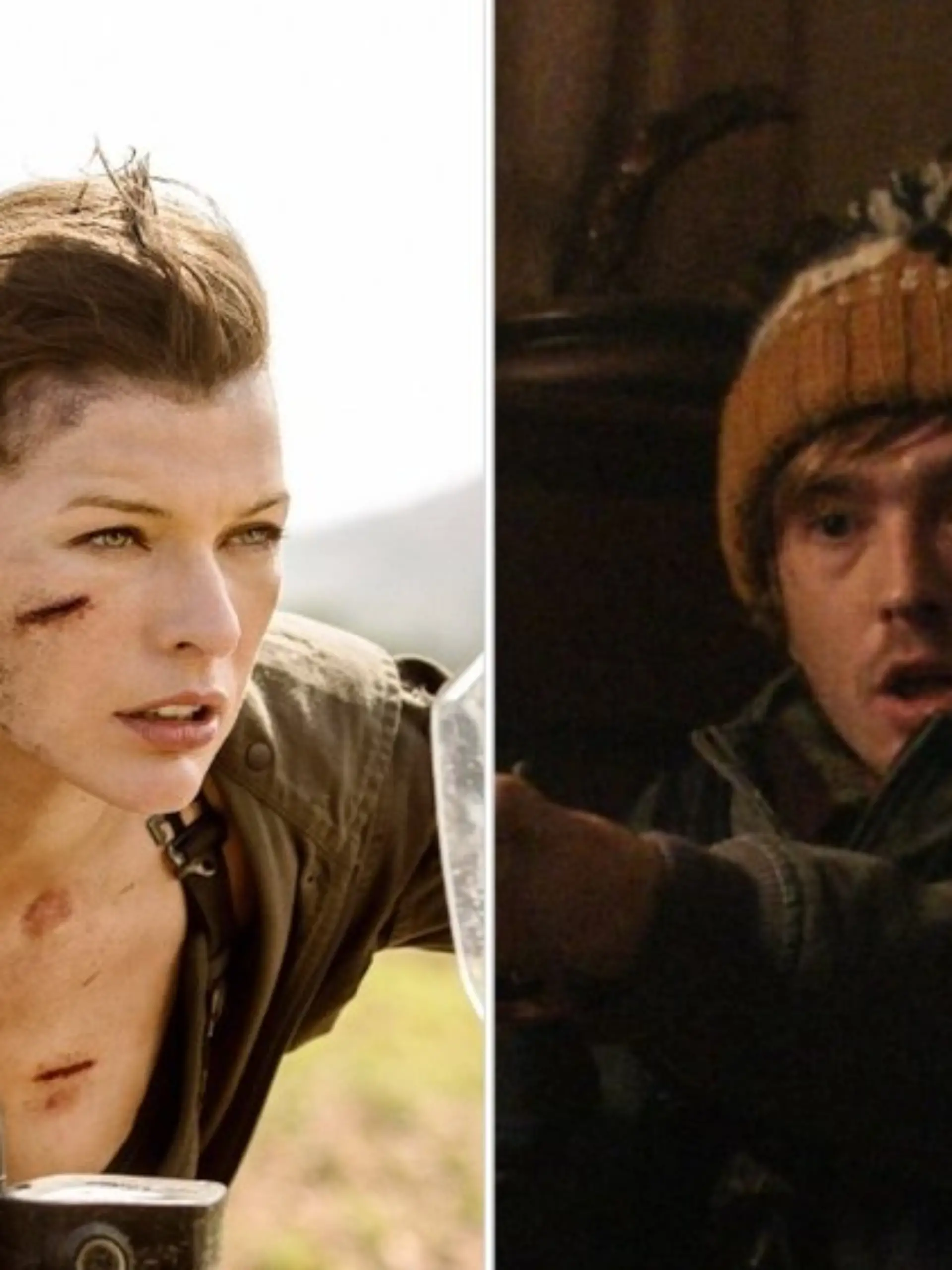 Milla Jovovichs "Resident Evil"-Filme (l.) setzen neben Horror vor allem auf Action. In der Neuauflage ist derweil Humor eine wichtige Komponente.