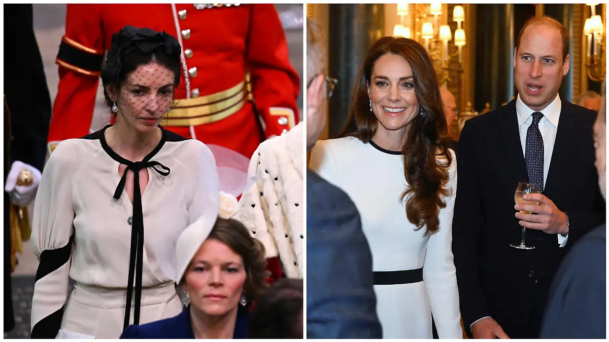 Sarah Rose Hanbury trug bei Charles' Krönung einen Look, der Prinzessin Kates Look vom 5. Mai verdächtig ähnlich sieht.