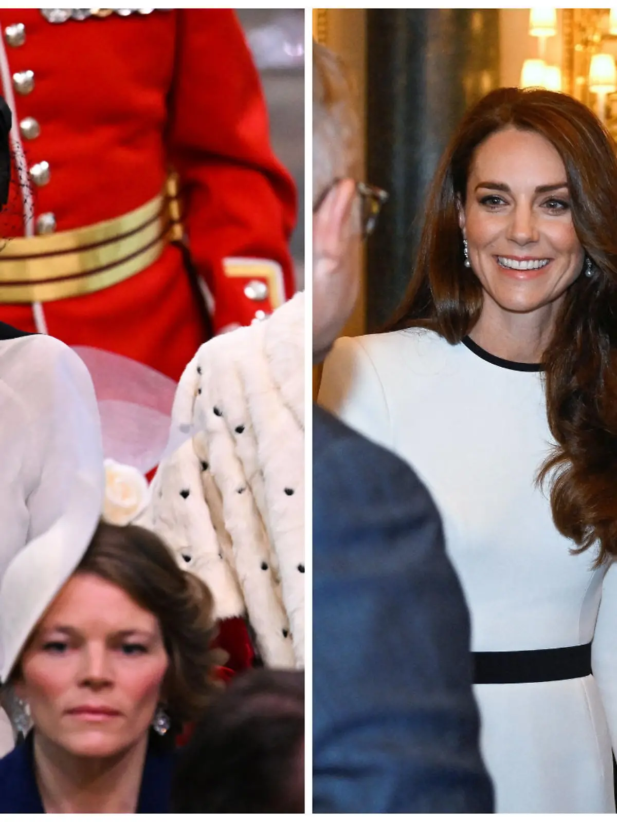 Sarah Rose Hanbury trug bei Charles' Krönung einen Look, der Prinzessin Kates Look vom 5. Mai verdächtig ähnlich sieht.