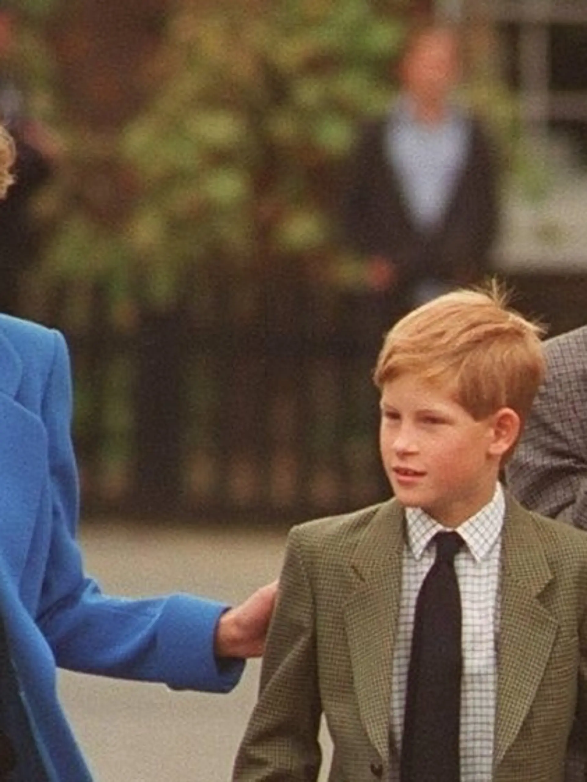 Prinzessin Diana mit Prinz Harry und Prinz William (v.l.n.r.) im Jahr 1995.
