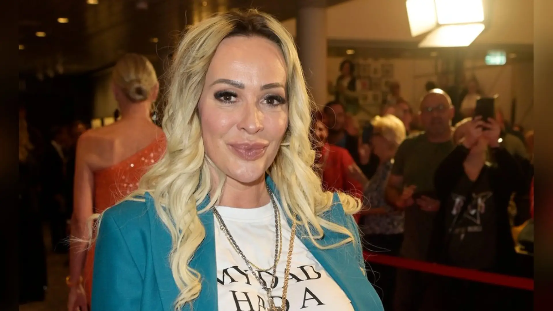 Cora Schumacher vor ihrer blutigen Verletzung.