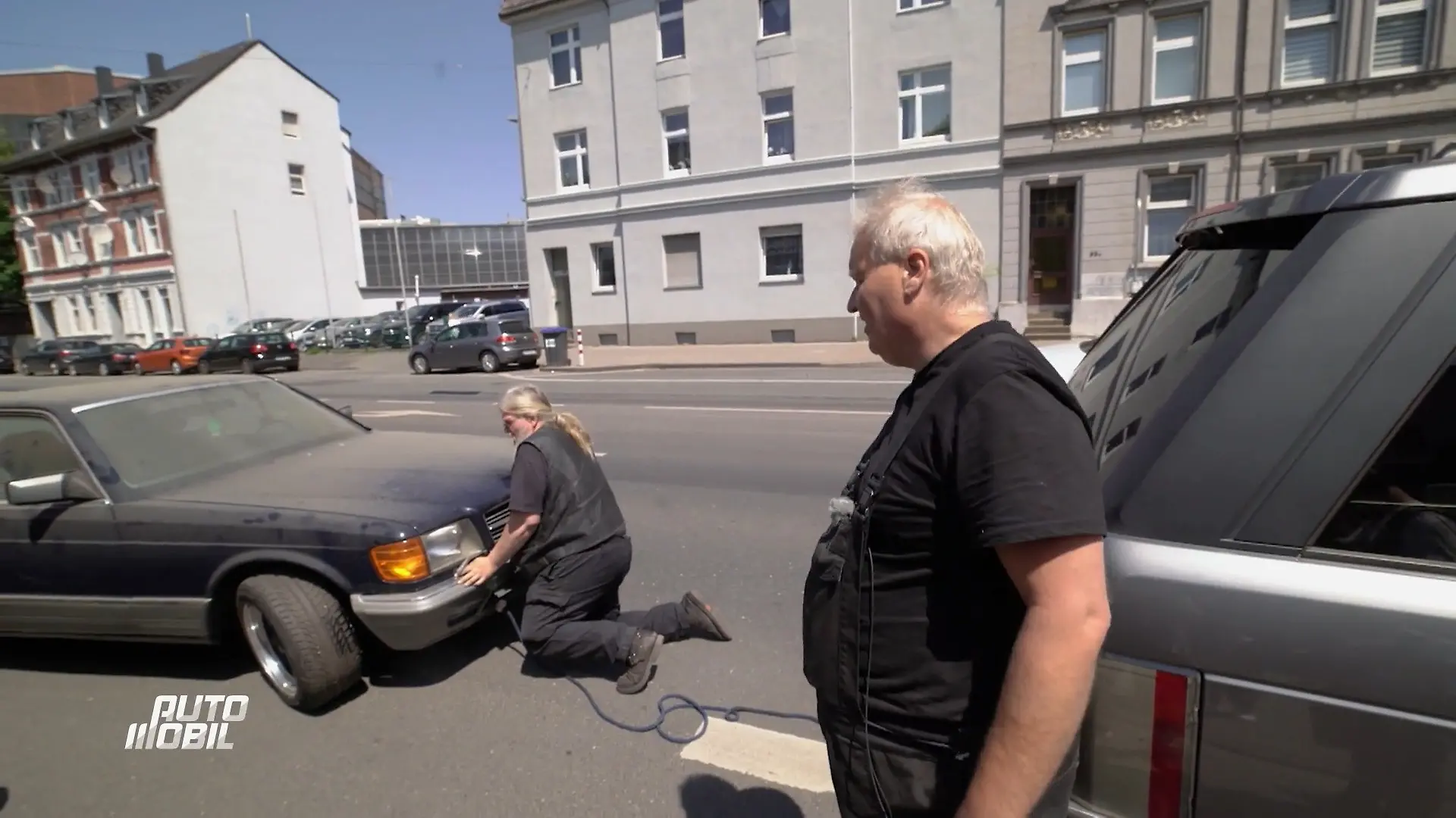 Können Andreas und Tom den Mercedes bergen? Kult-Coupe in Not