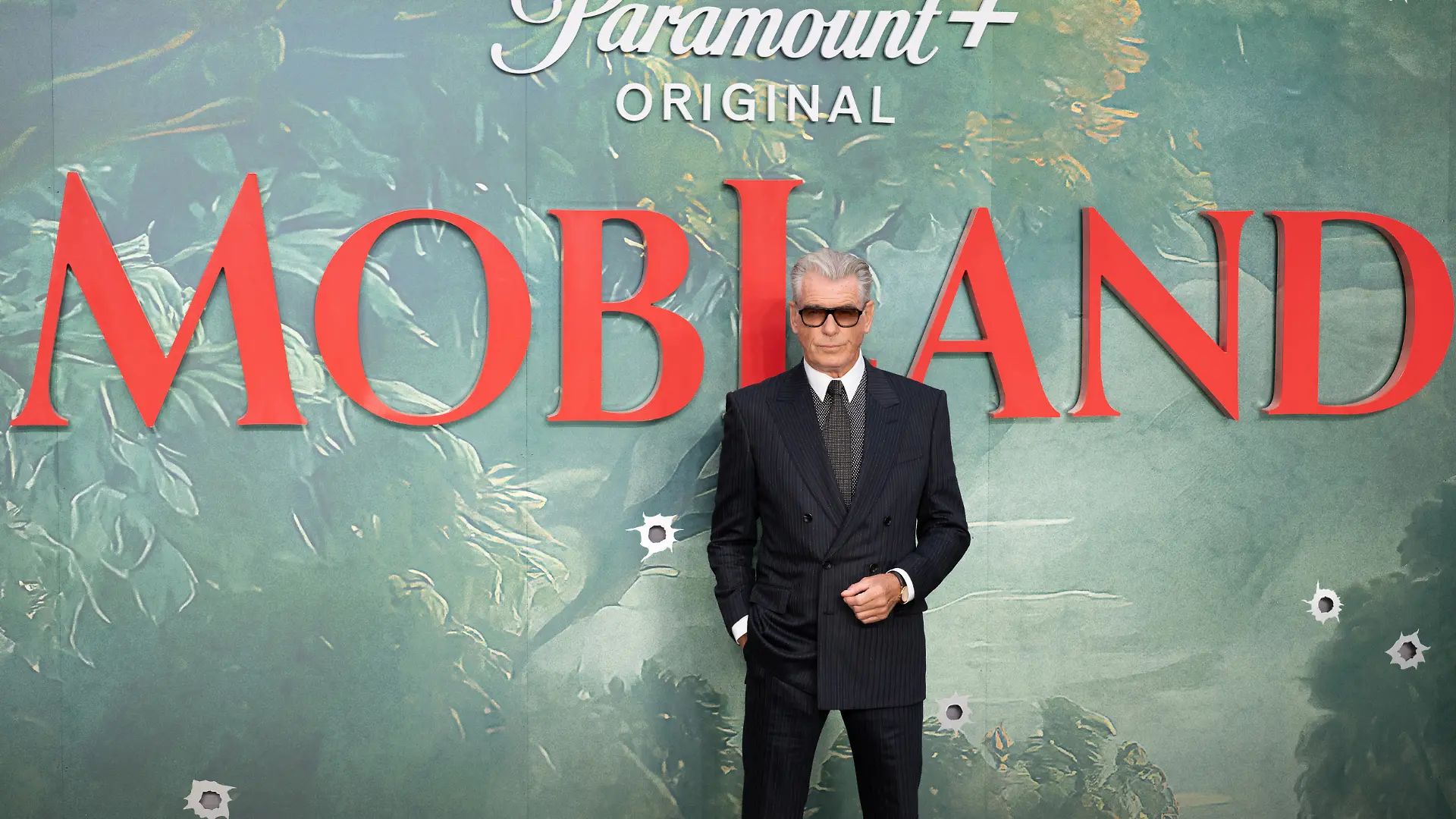 Photo by: James Warren/Famous/STAR MAX/IPx 2026 9/10/26 Pierce Brosnan at the world premiere of "MobLand" Season Two on September 10, 2026 in London, England.
