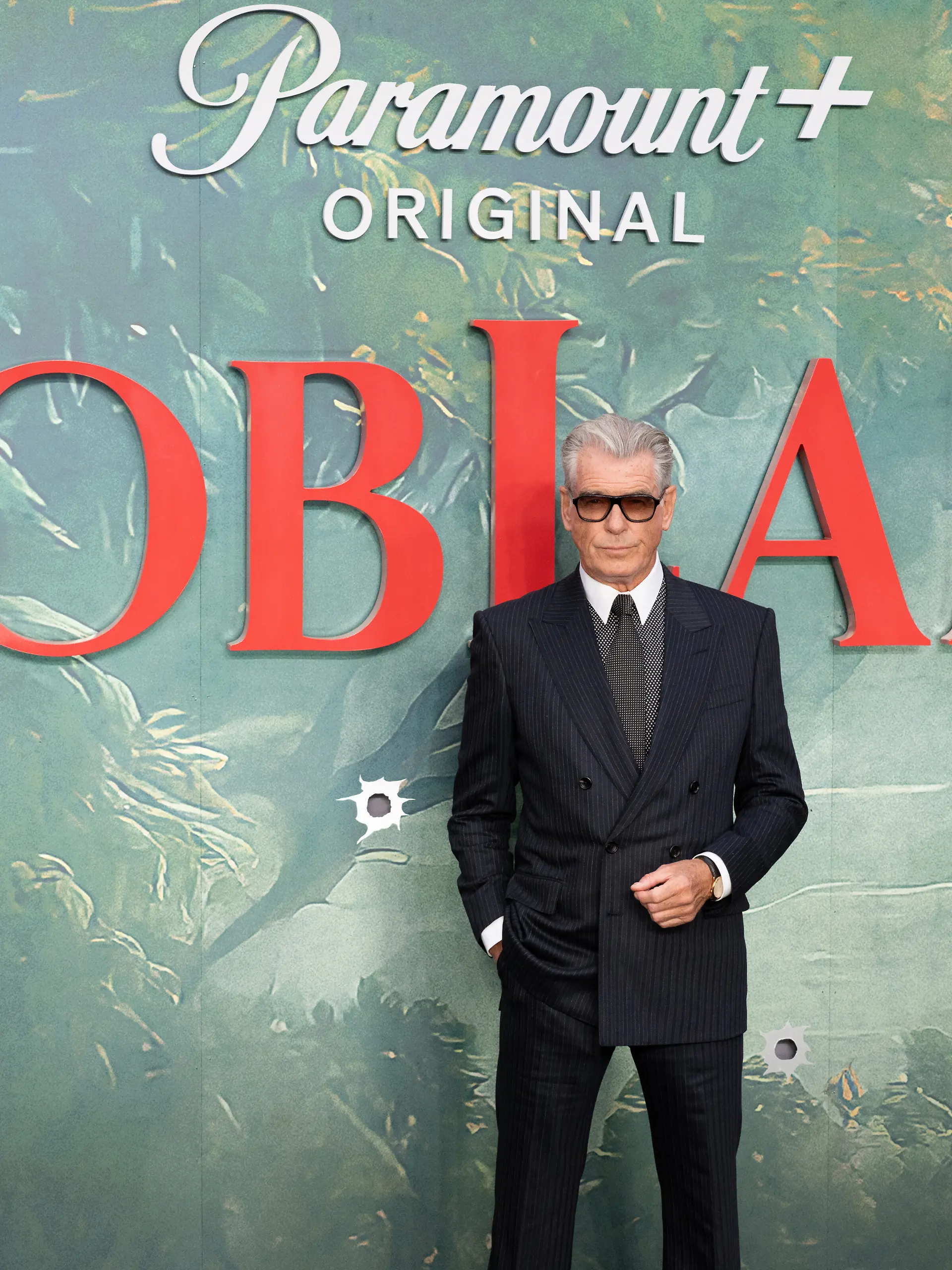 Photo by: James Warren/Famous/STAR MAX/IPx 2026 9/10/26 Pierce Brosnan at the world premiere of "MobLand" Season Two on September 10, 2026 in London, England.