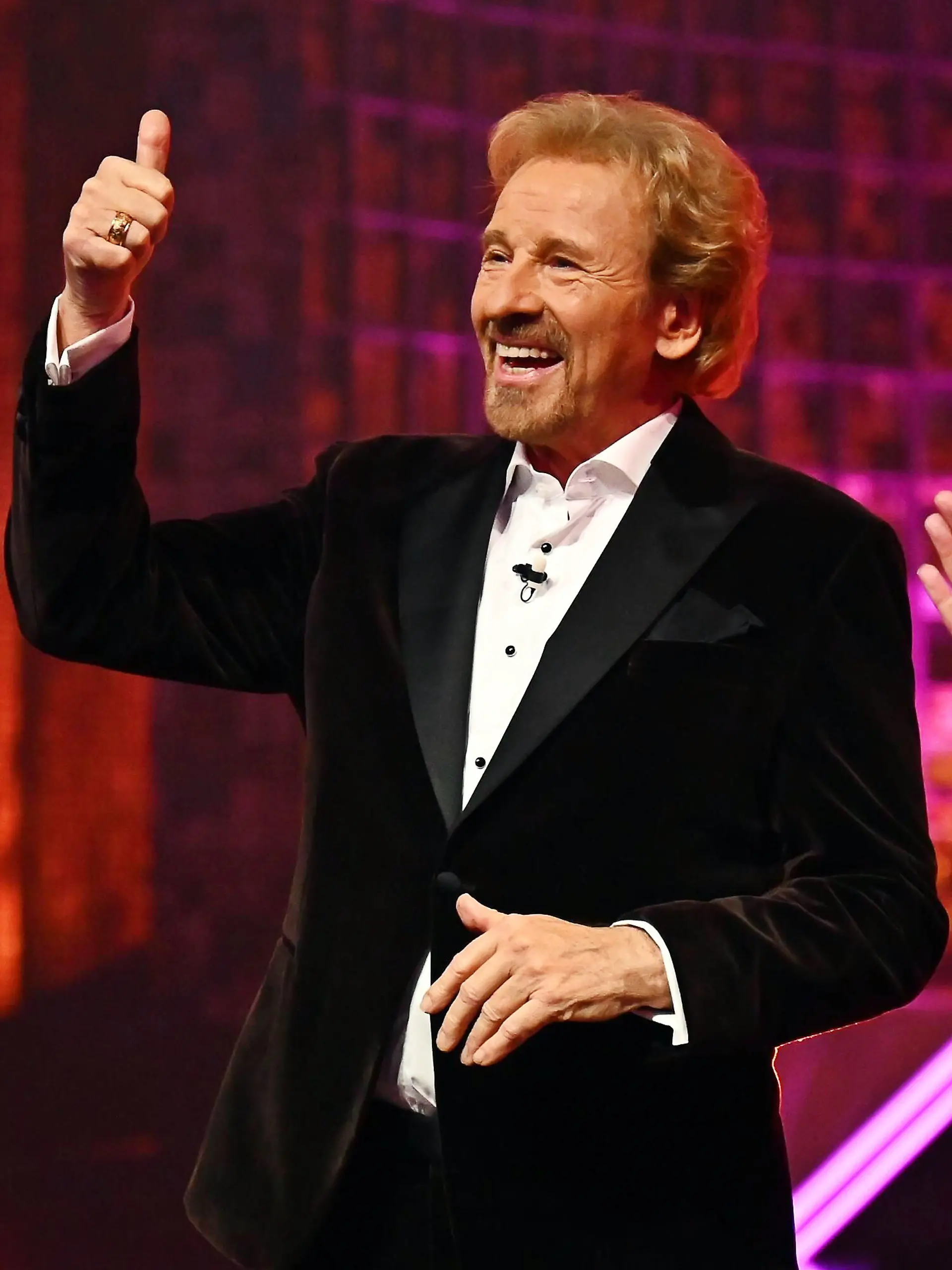 Dieses von RTL zur Verfügung gestellte Foto zeigt den Moderator Thomas Gottschalk während der RTL-Show «Denn sie wissen nicht, was passiert». +++ dpa-Bildfunk +++