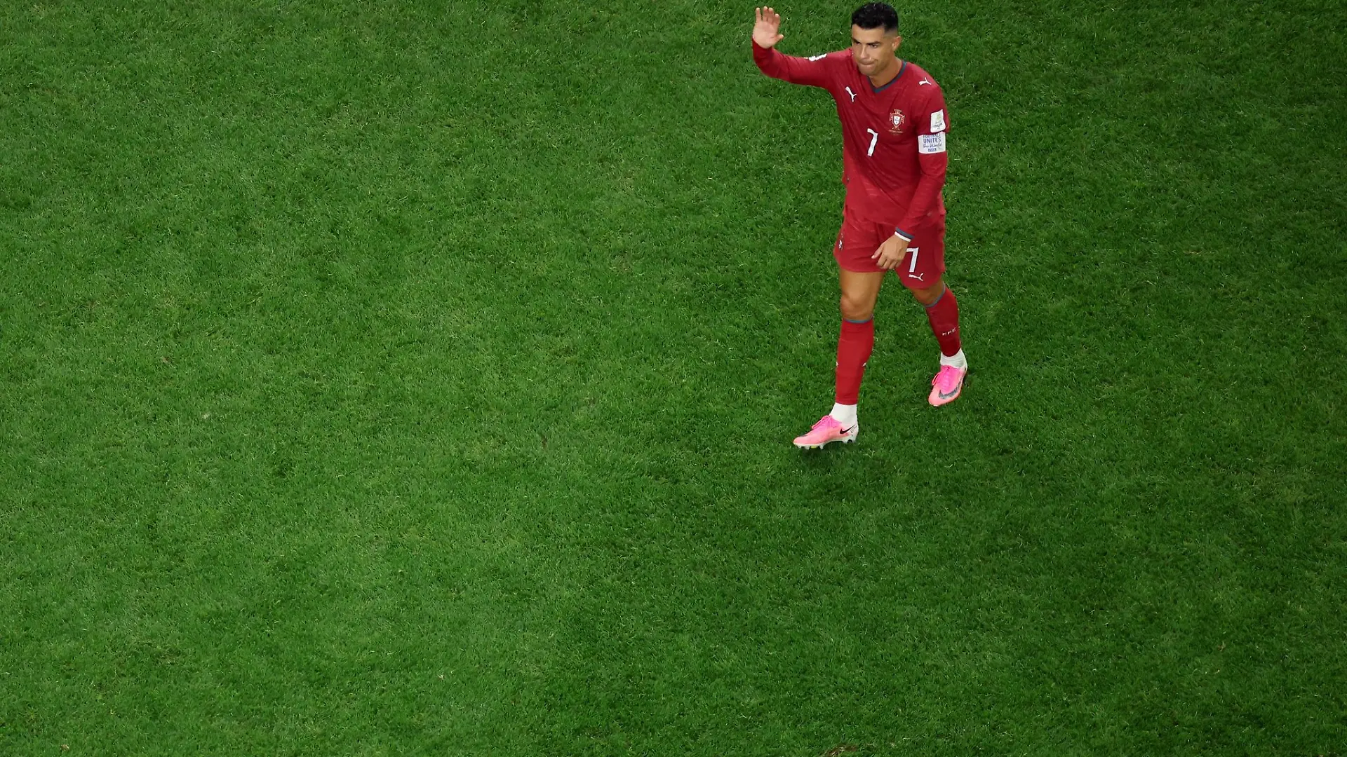 Cristiano Ronaldo nach Portugals WM-Aus gegen Spanien.