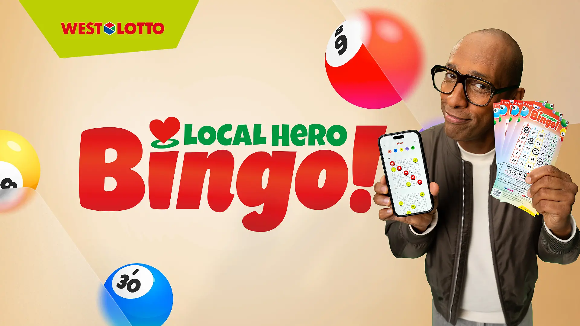 Amiaz präsentiert die neue Show: „Local Hero Bingo!“