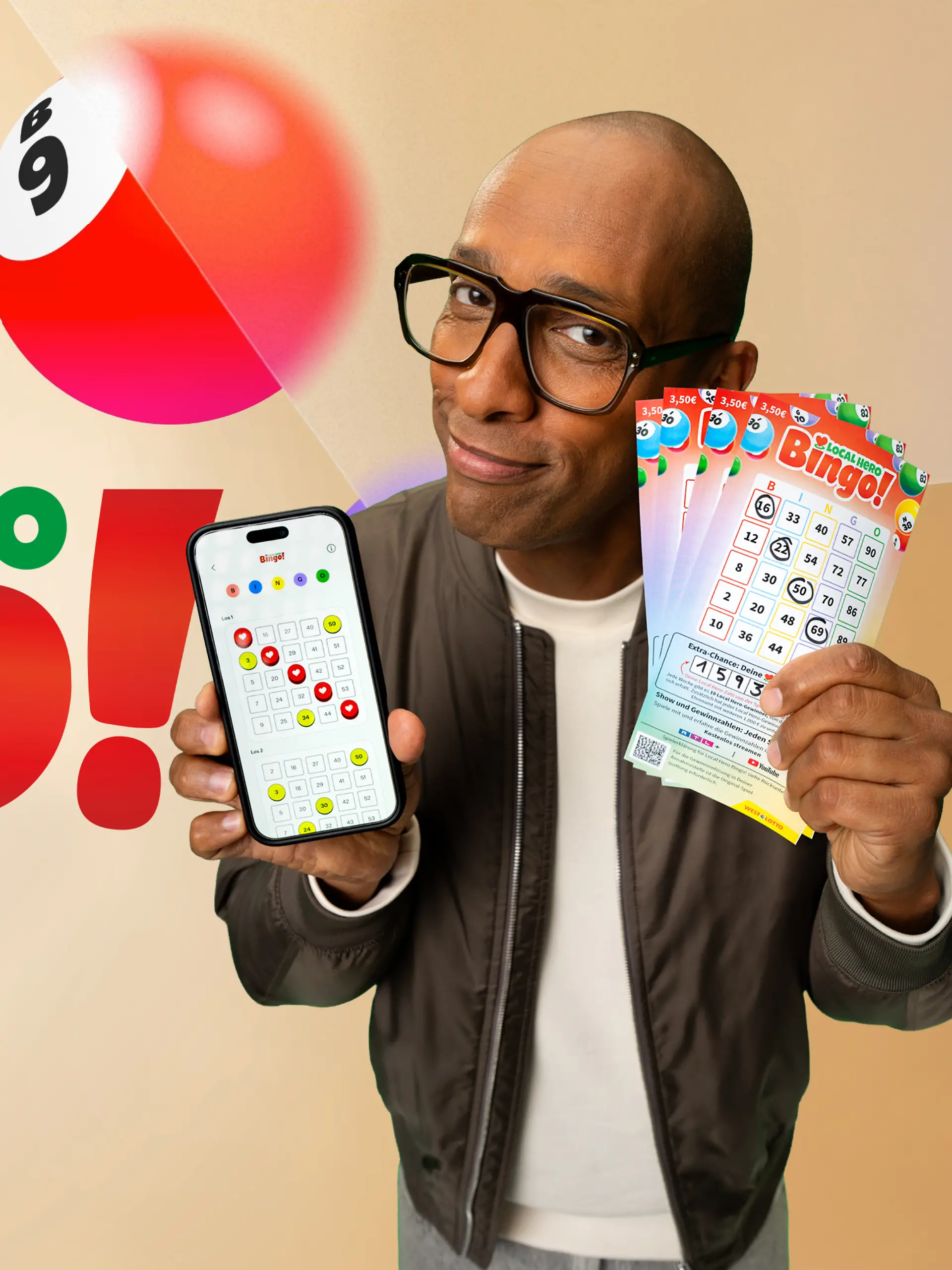 Amiaz präsentiert die neue Show: „Local Hero Bingo!“