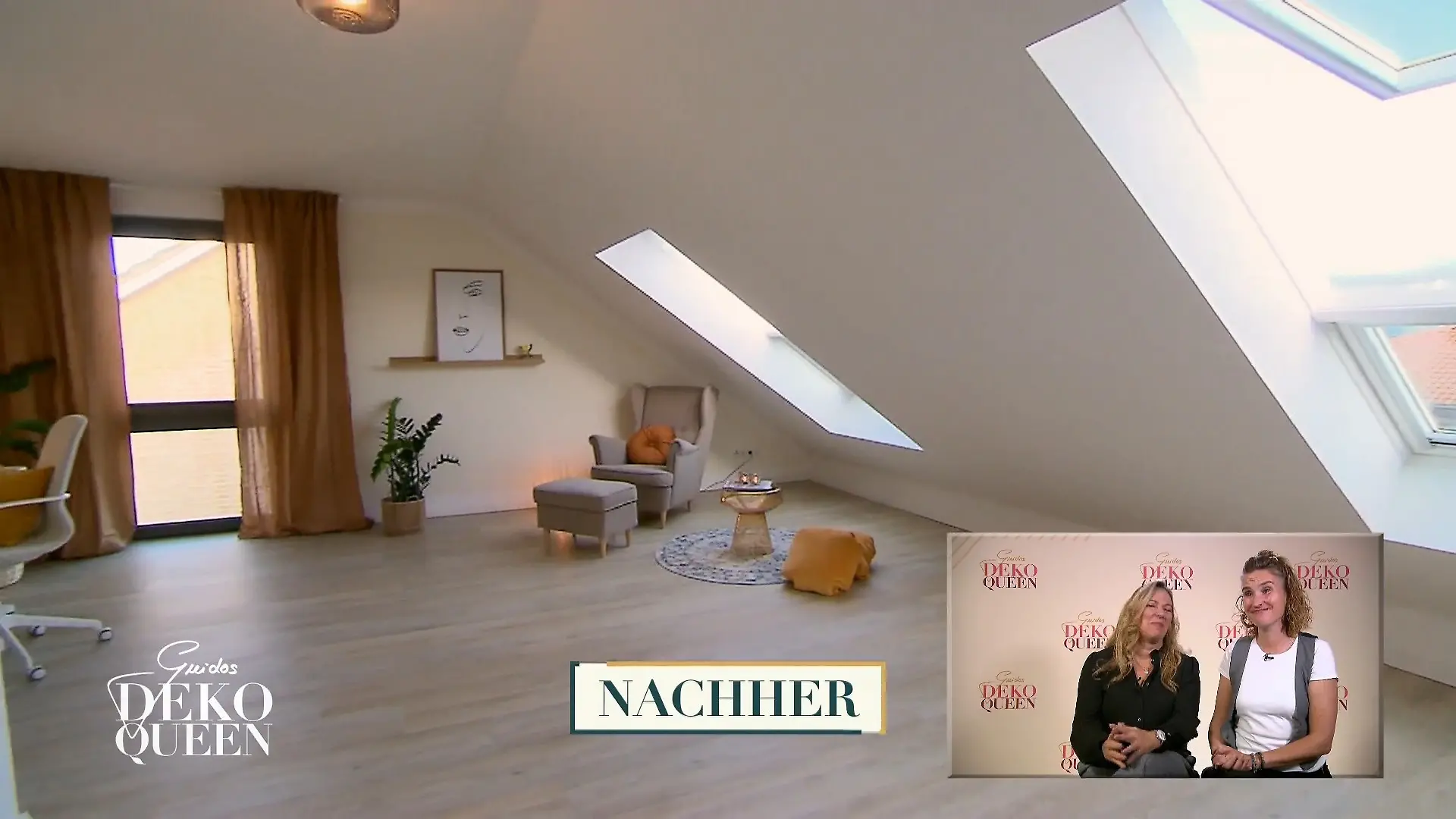 Was sagen die Kandidatinnen zu Connys neuem Raum? "Bißchen Farbe"