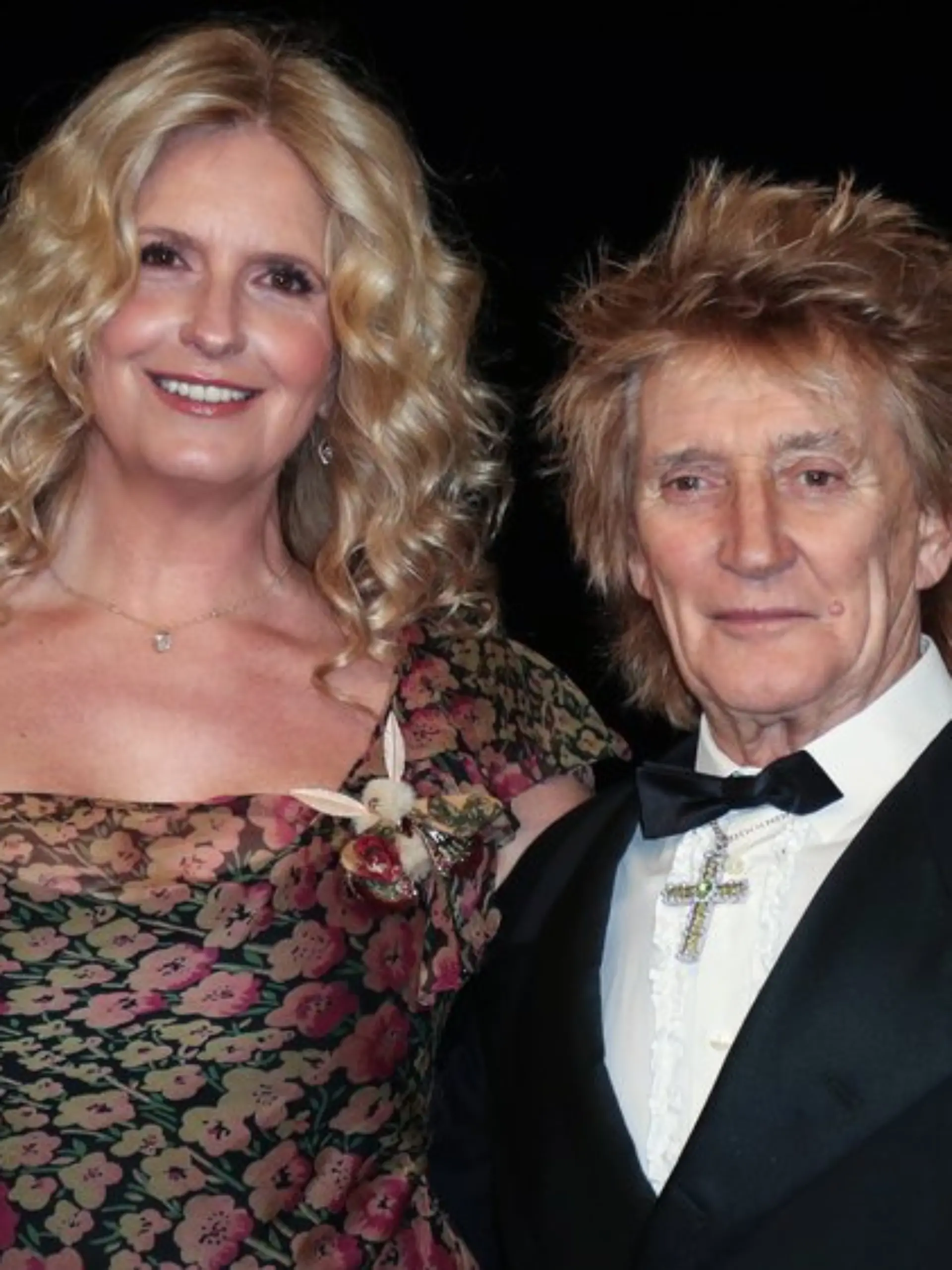 Penny Lancaster und Rod Stewart auf einer Aufnahme vom Beginn dieses Jahres.