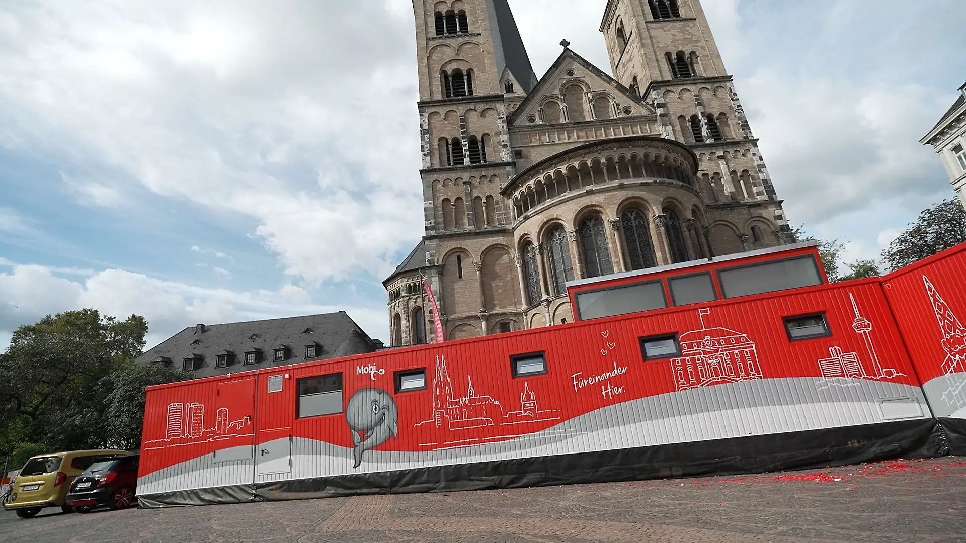 Kostenlose Schwimmkurse in mobilem Container in Bonn Immer weniger können es!