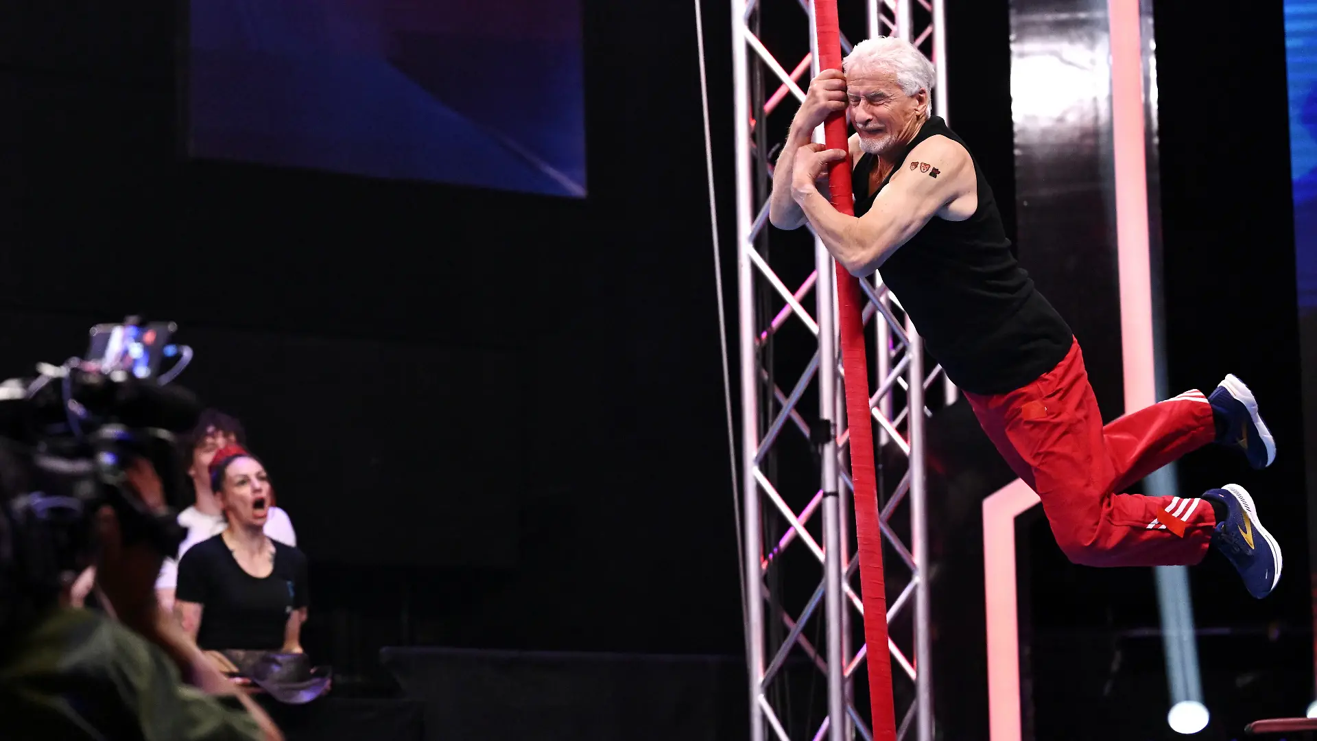 Peter Schlag in der Vorrunde von „Ninja Warrior Germany” 2026