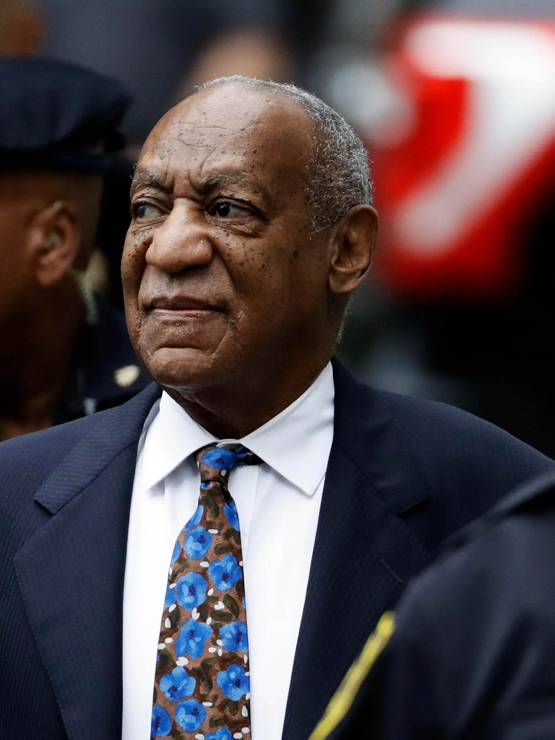 FILE - In this Sept. 24, 2018 file photo, Bill Cosby arrives for his sentencing hearing at the Montgomery County Courthouse, in Norristown, Pa. Pennsylvania’s highest court has overturned comedian Bill Cosby’s sex assault conviction. The court said Wednesday that they found an agreement with a previous prosecutor prevented him from being charged in the case. (AP Photo/Matt Slocum, File)