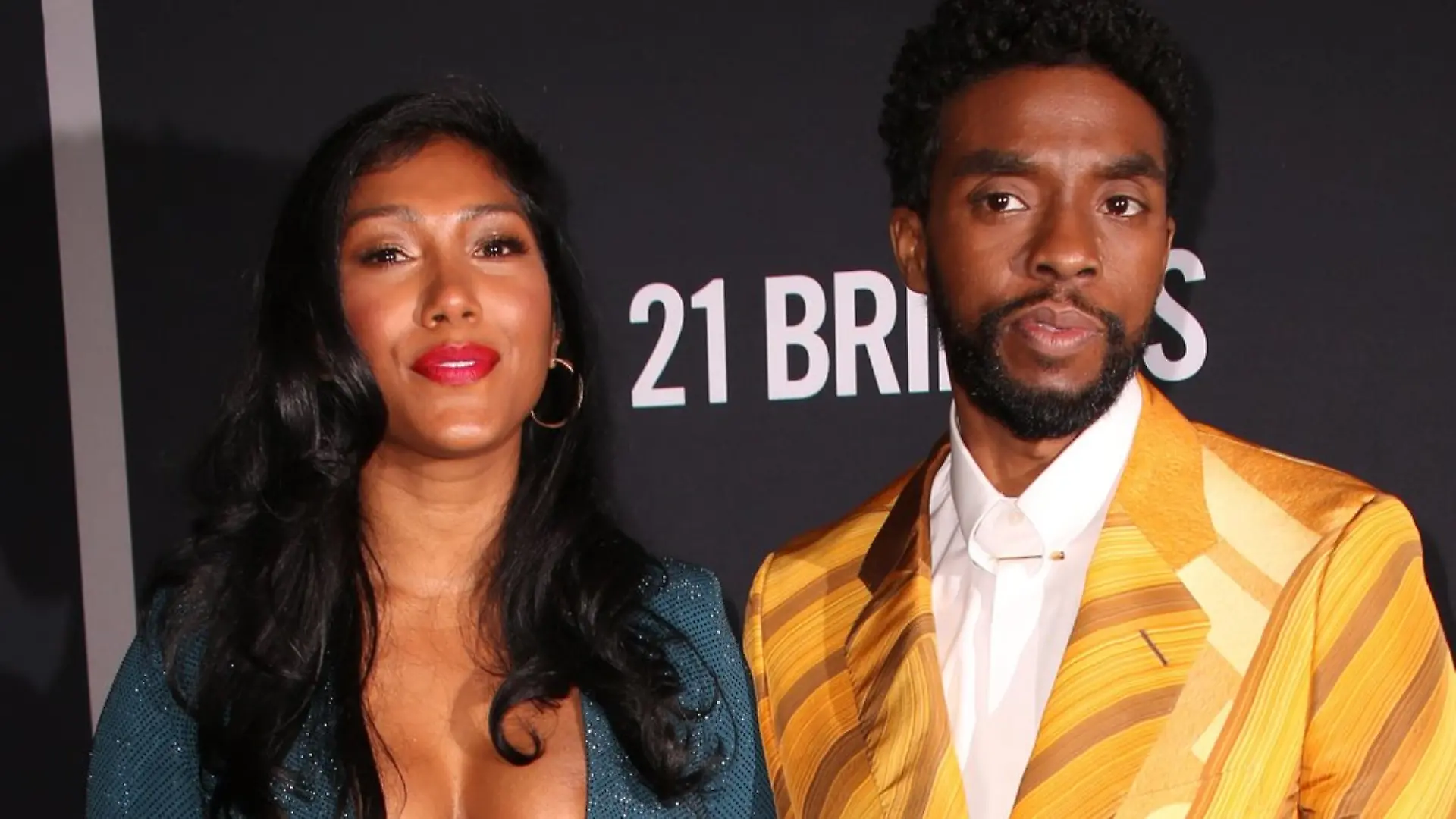 Chadwick Boseman mit Taylor Simone Ledward im November 2019.
