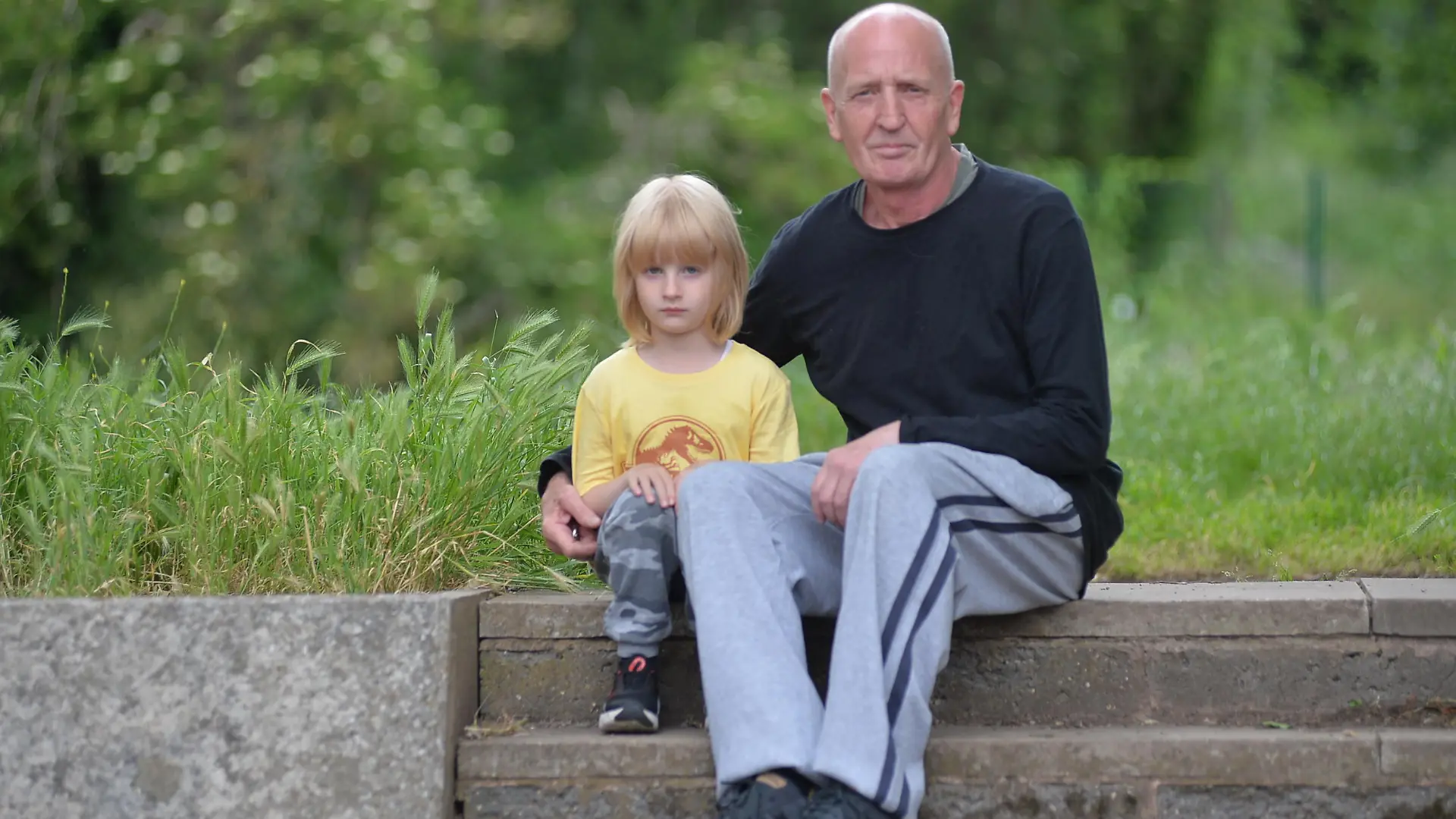 Mark Tomlin und der gemeinsame Sohn Orson müssen jetzt ohne Mutter Lucy zurechtkommen.