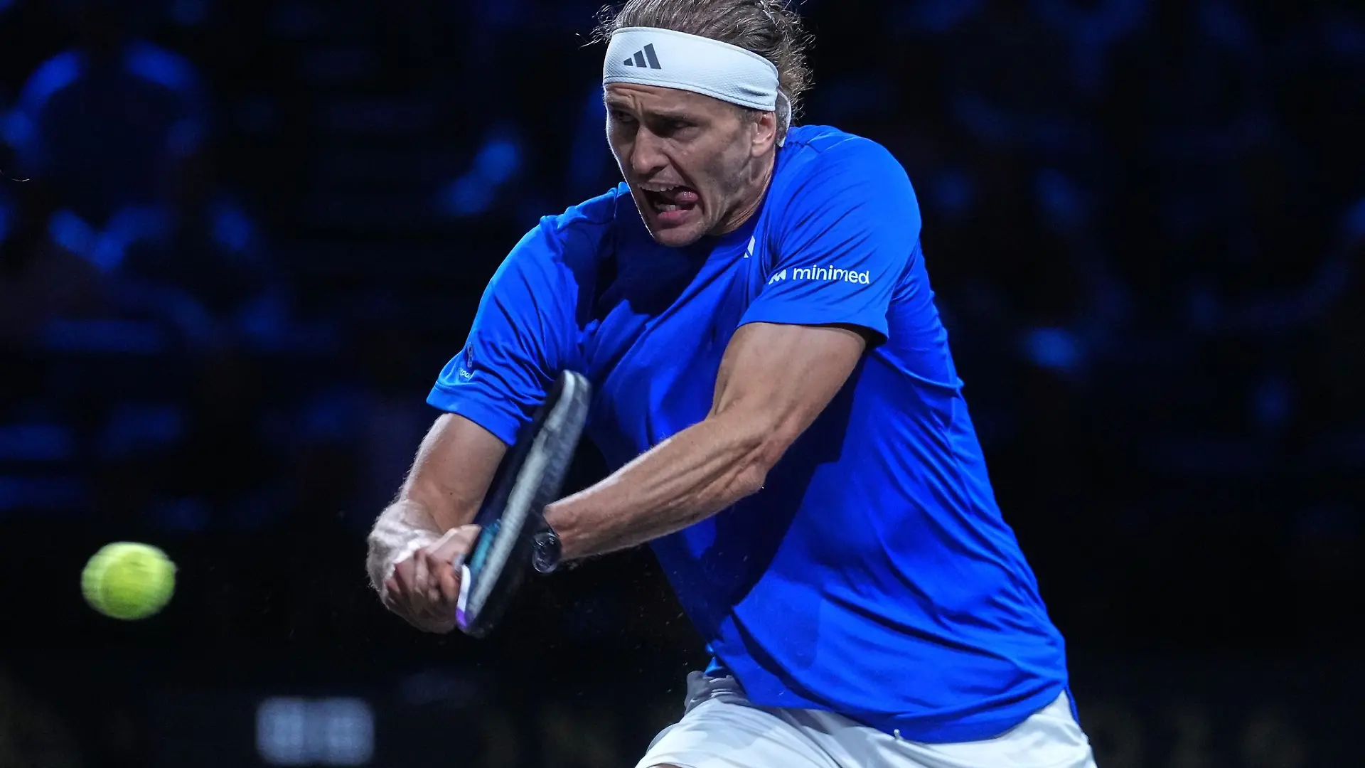 Alexander Zverev beim Laver Cup in Aktion.