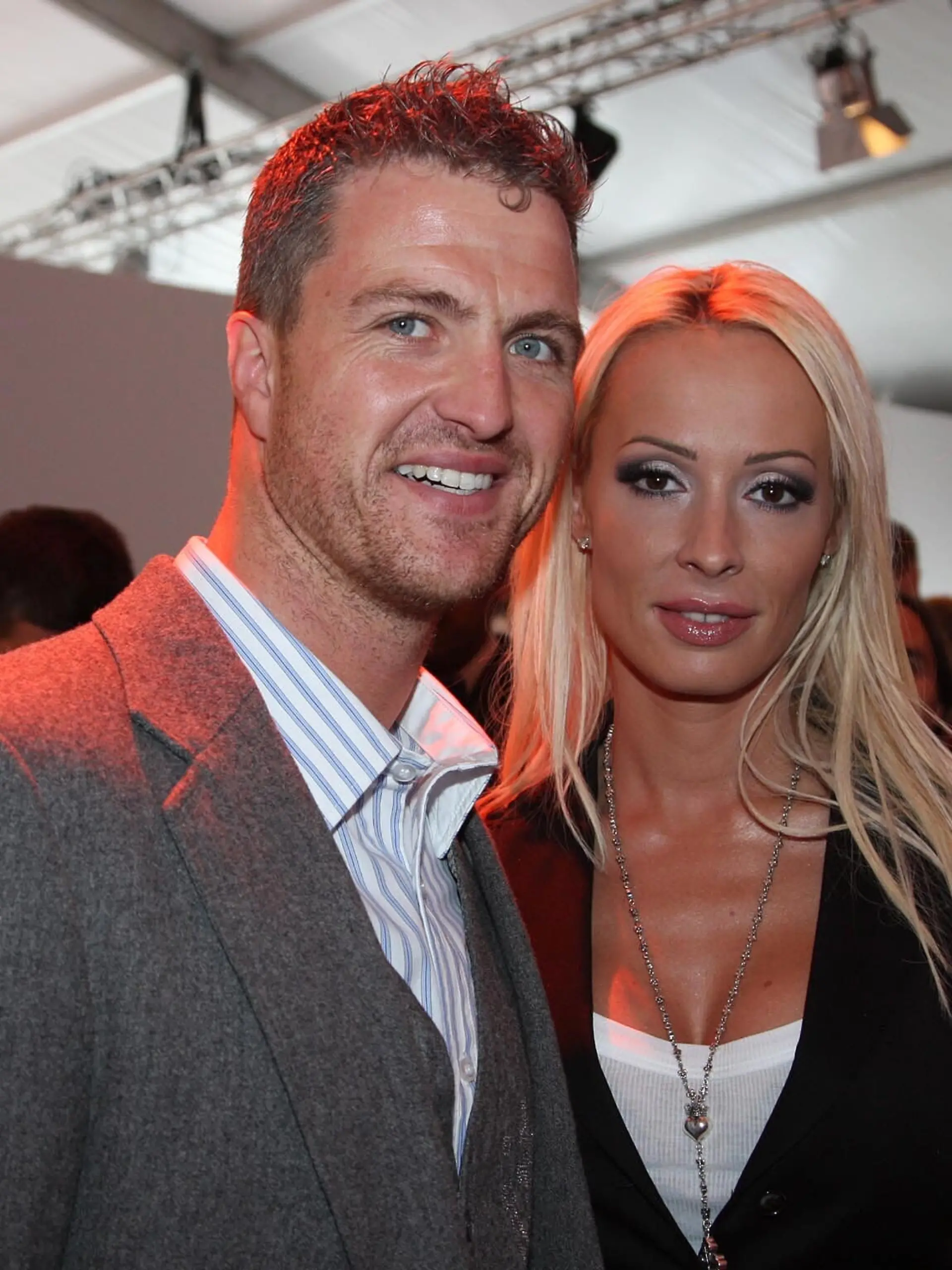 Ralf Schumacher, Ehefrau Cora Sisi Wasabi Modenschau auf dem Bebelplatz, Berlin Berlin Fashion Week Sommer 2008