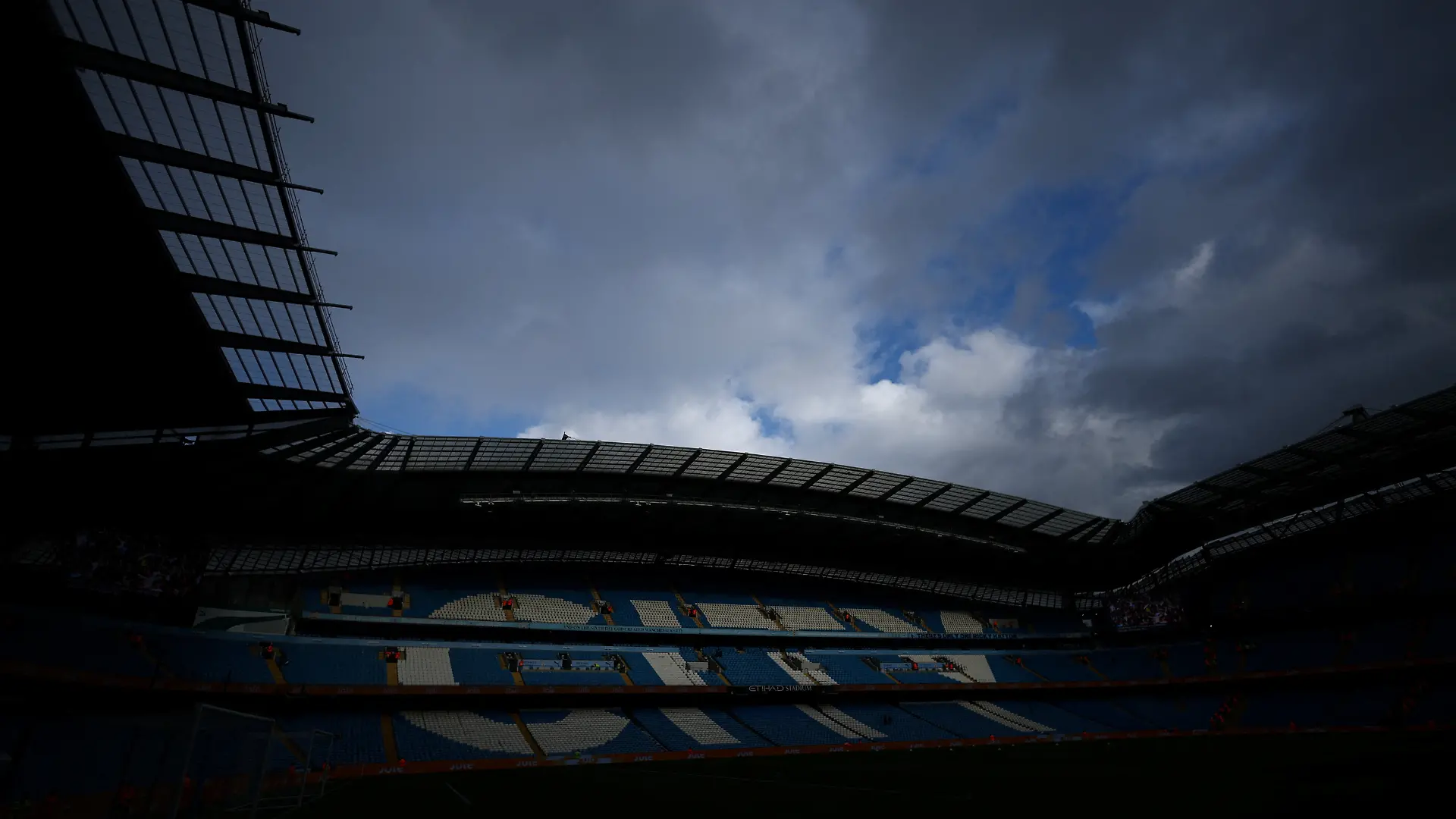FILE PHOTO: Soccer Football - Carabao Cup - Third Round - Manchester City v Norwich City - Etihad Stadium, Manchester, Britain - September 17, 2026 General view inside the stadium before the match REUTERS/Phil Noble EDITORIAL USE ONLY. NO USE WITH UNAUTHORIZED AUDIO, VIDEO, DATA, FIXTURE LISTS, CLUB/LEAGUE LOGOS OR 'LIVE' SERVICES. ONLINE IN-MATCH USE LIMITED TO 120 IMAGES, NO VIDEO EMULATION. NO USE IN BETTING, GAMES OR SINGLE CLUB/LEAGUE/PLAYER PUBLICATIONS. PLEASE CONTACT YOUR ACCOUNT REPRESENTATIVE FOR FURTHER DETAILS../File Photo