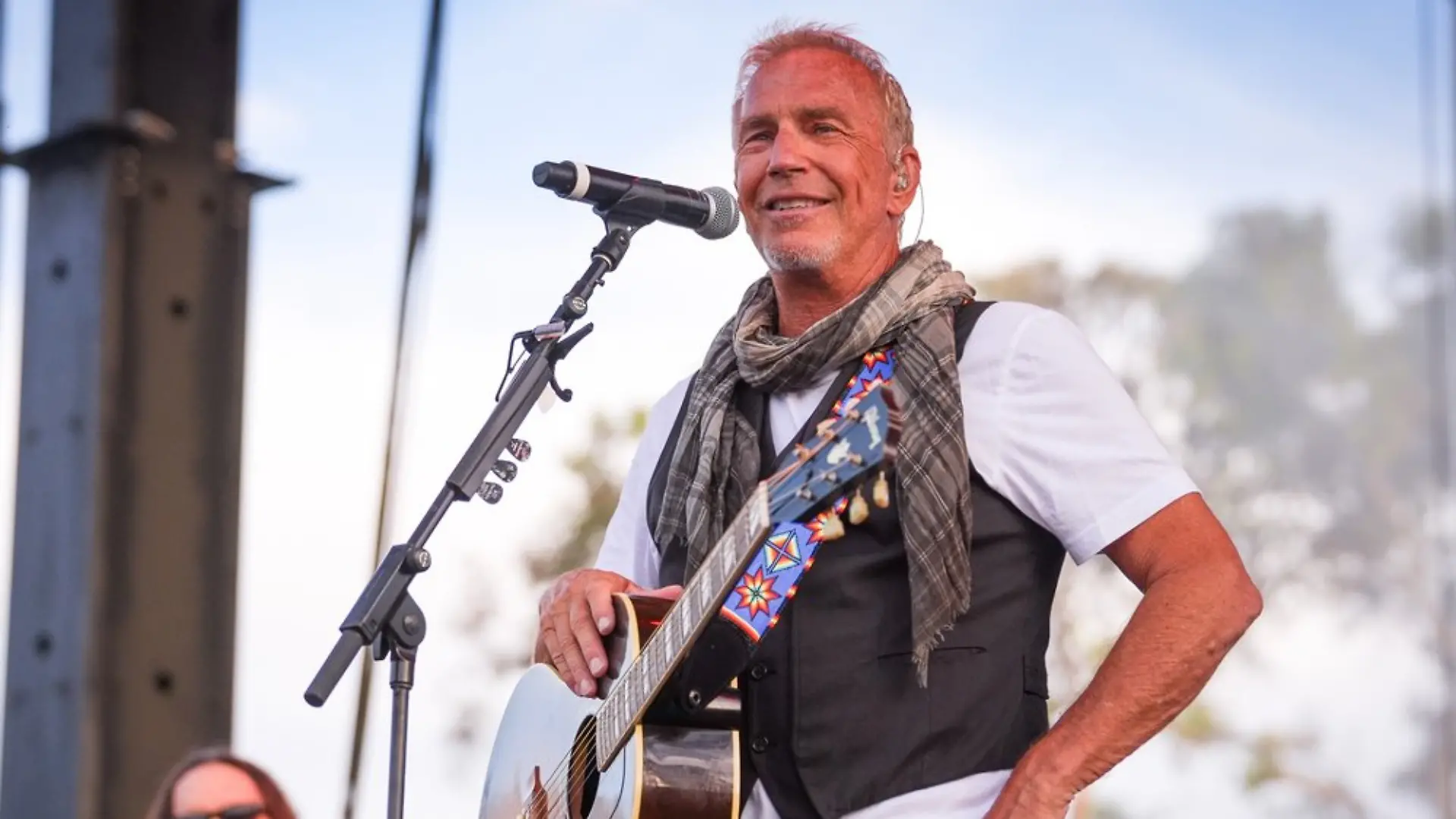 Kevin Costner stand am vergangenen Wochenende selbst auf der Bühne.