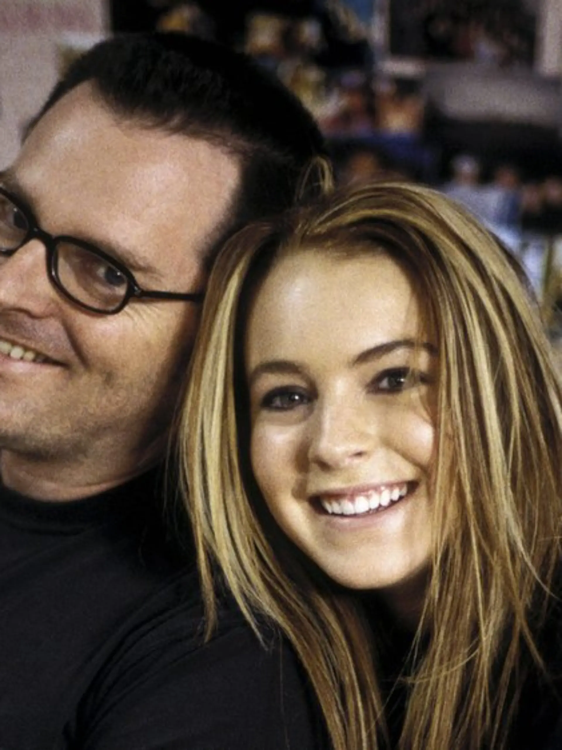 Lindsay Lohan und Mark Waters zu Zeiten von "Freaky Friday".