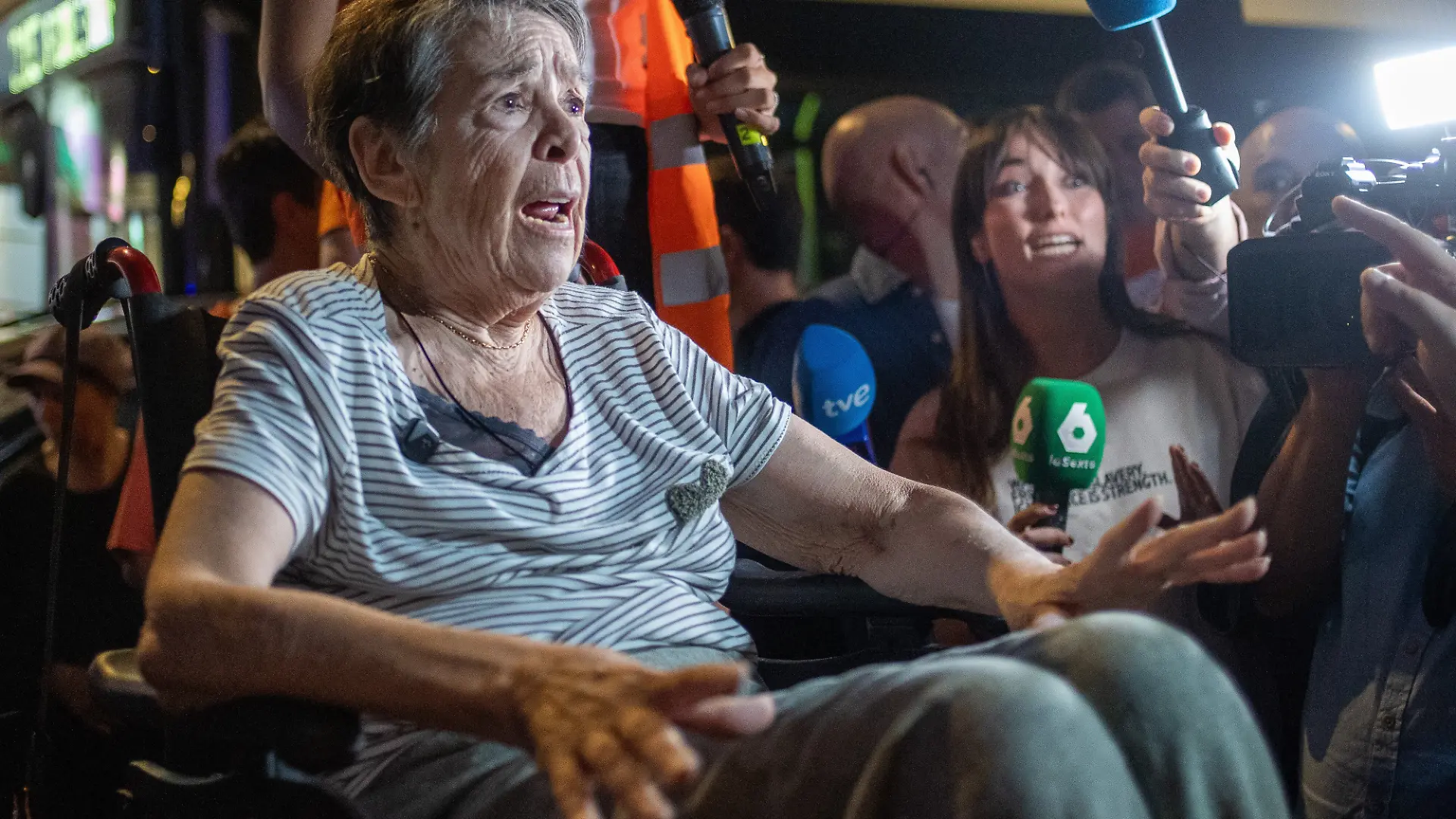 September 22, 2026, Madrid, Spain: Maricarmen attends an event organized by housing activists the day before her scheduled eviction from her home in Madrid..A rally held under the slogan ''Maricarmen Stays.'' The eviction of MaricarmenÃ¢â¬âan 87-year-old resident of MadridÃ¢â¬â¢s Retiro neighborhoodÃ¢â¬âis currently on temporary hold while the Tenants' Union and local residents mobilize to prevent her ousting by a real estate investment fund. (Credit Image: Â© David Canales/SOPA Images via ZUMA Press Wire