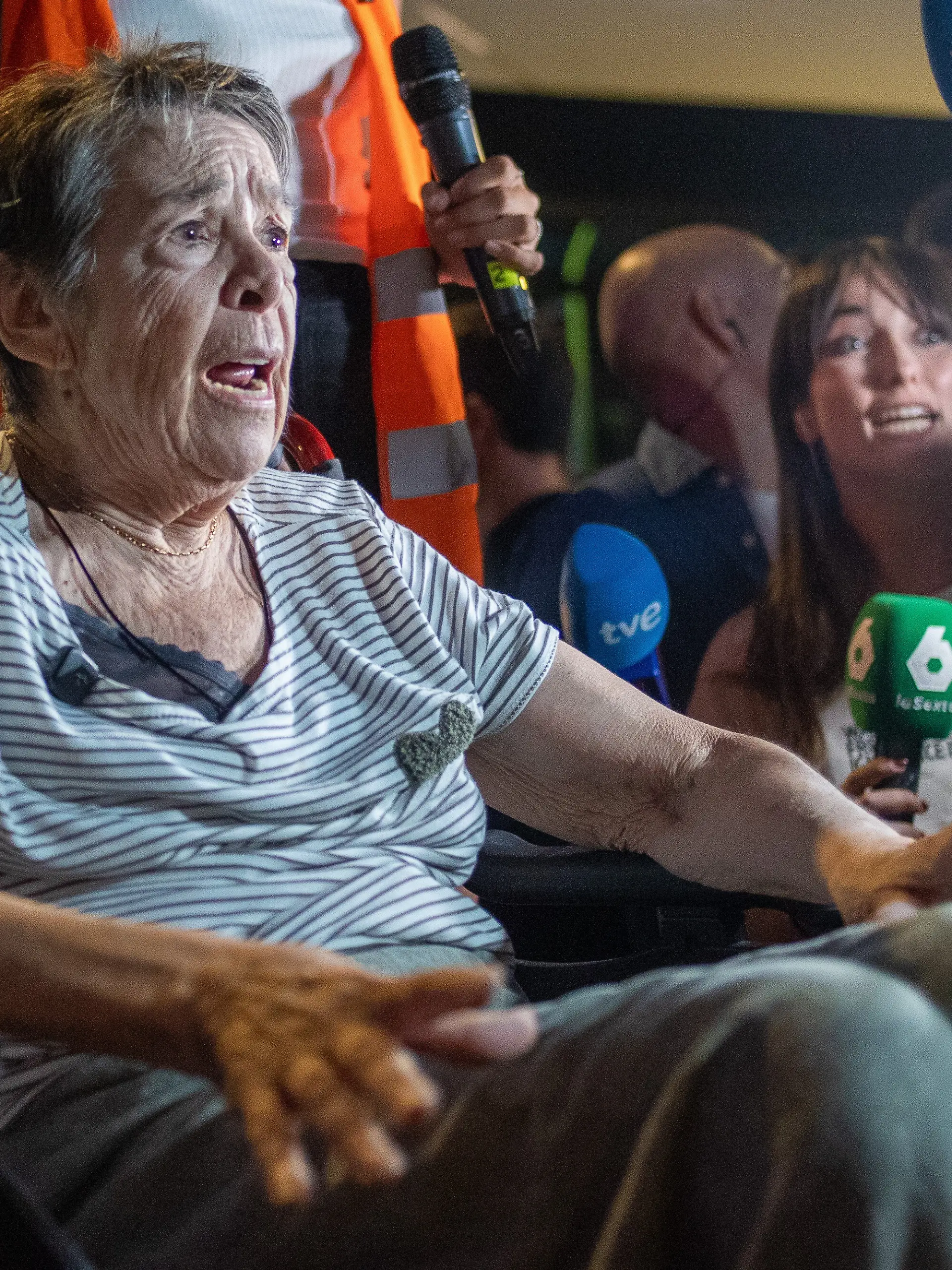 September 22, 2026, Madrid, Spain: Maricarmen attends an event organized by housing activists the day before her scheduled eviction from her home in Madrid..A rally held under the slogan ''Maricarmen Stays.'' The eviction of MaricarmenÃ¢â¬âan 87-year-old resident of MadridÃ¢â¬â¢s Retiro neighborhoodÃ¢â¬âis currently on temporary hold while the Tenants' Union and local residents mobilize to prevent her ousting by a real estate investment fund. (Credit Image: Â© David Canales/SOPA Images via ZUMA Press Wire