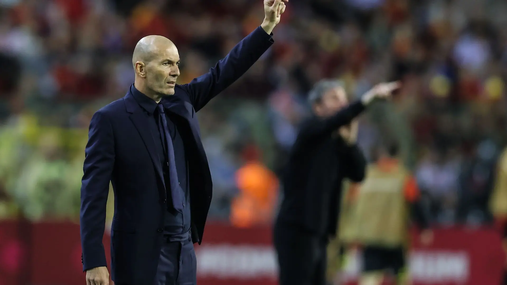 Durfte am Ende frenetisch jubeln: Zinédine Zidane.
