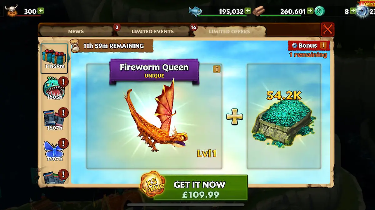 Spiele wie "Dragons: Rise of Berk" sind darauf ausgelegt, Geld mit In-App-Käufen zu verdienen.