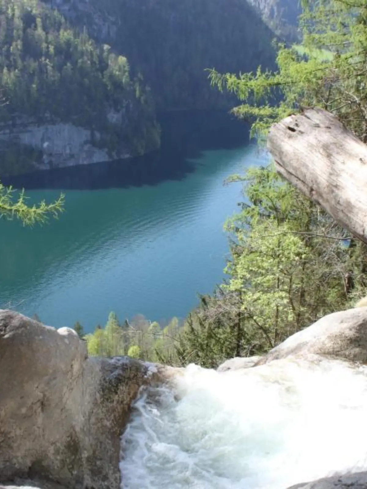 Die Gumpe am Königsbach-Wasserfall bei Schönau am Königssee