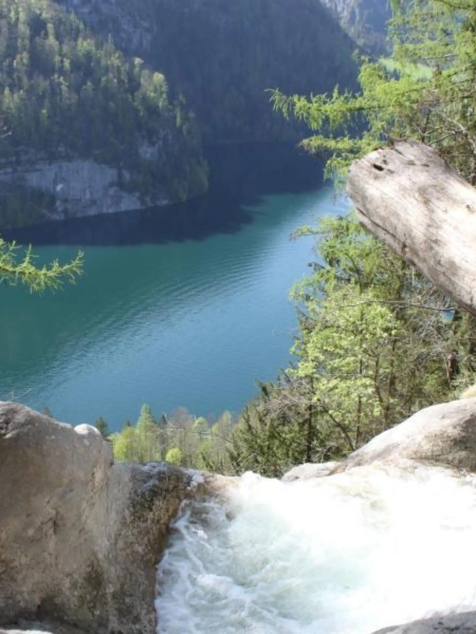 Die Gumpe am Königsbach-Wasserfall bei Schönau am Königssee