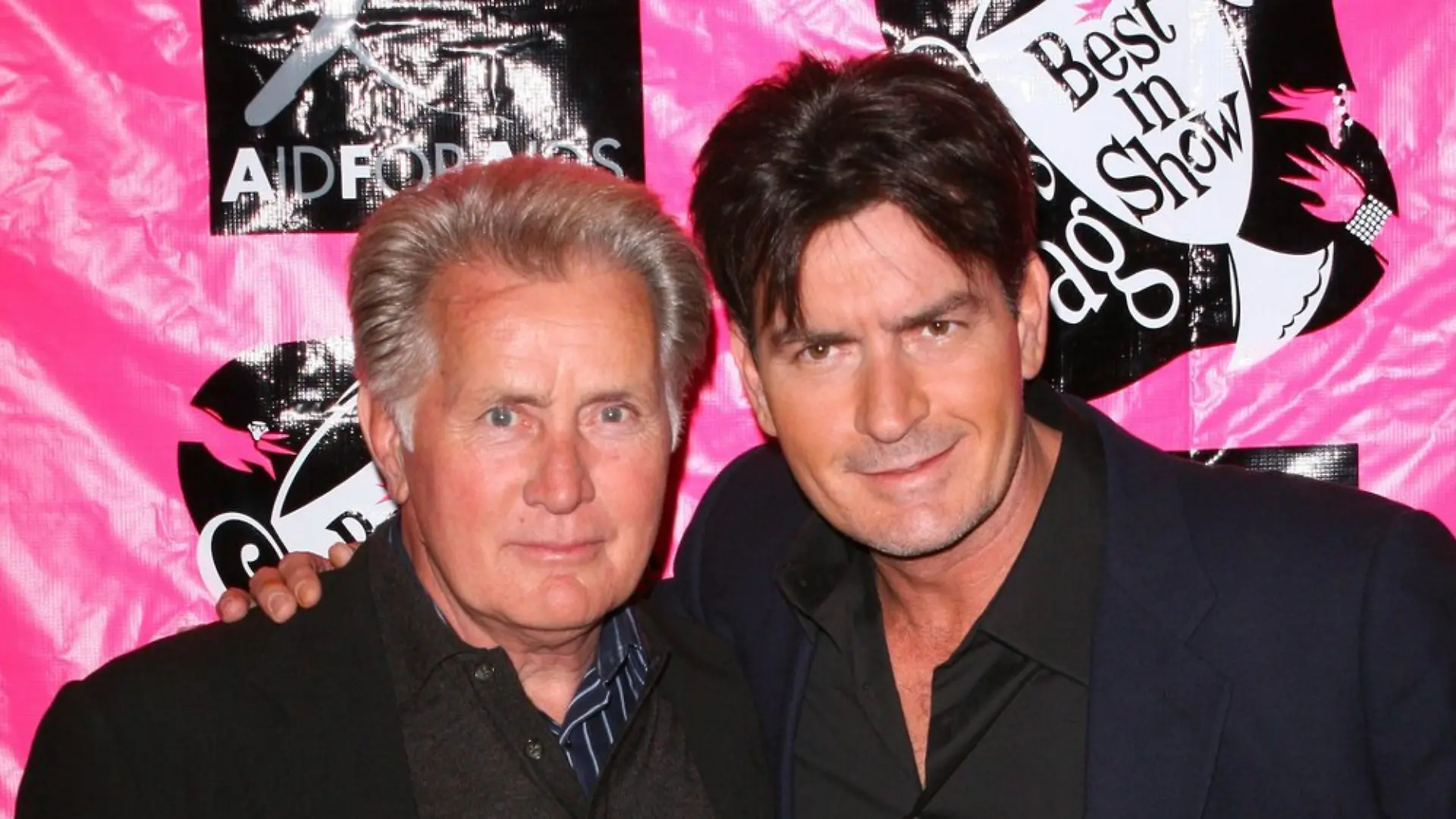 Martin und Charlie Sheen bei einem Event 2007.