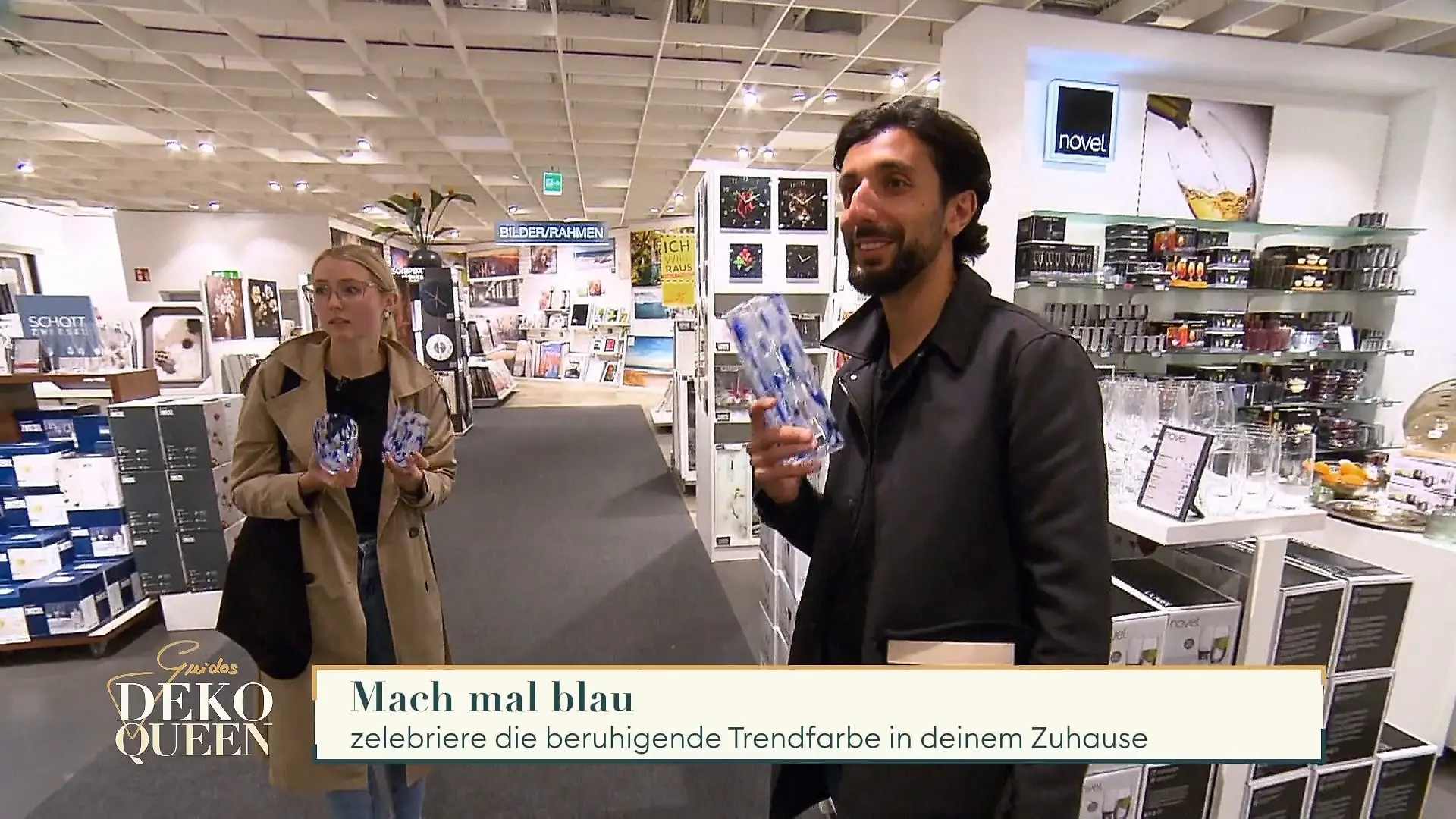 Finden Chantal und Kerim das perfekte Kobaltblau? Shopping-Herausforderung
