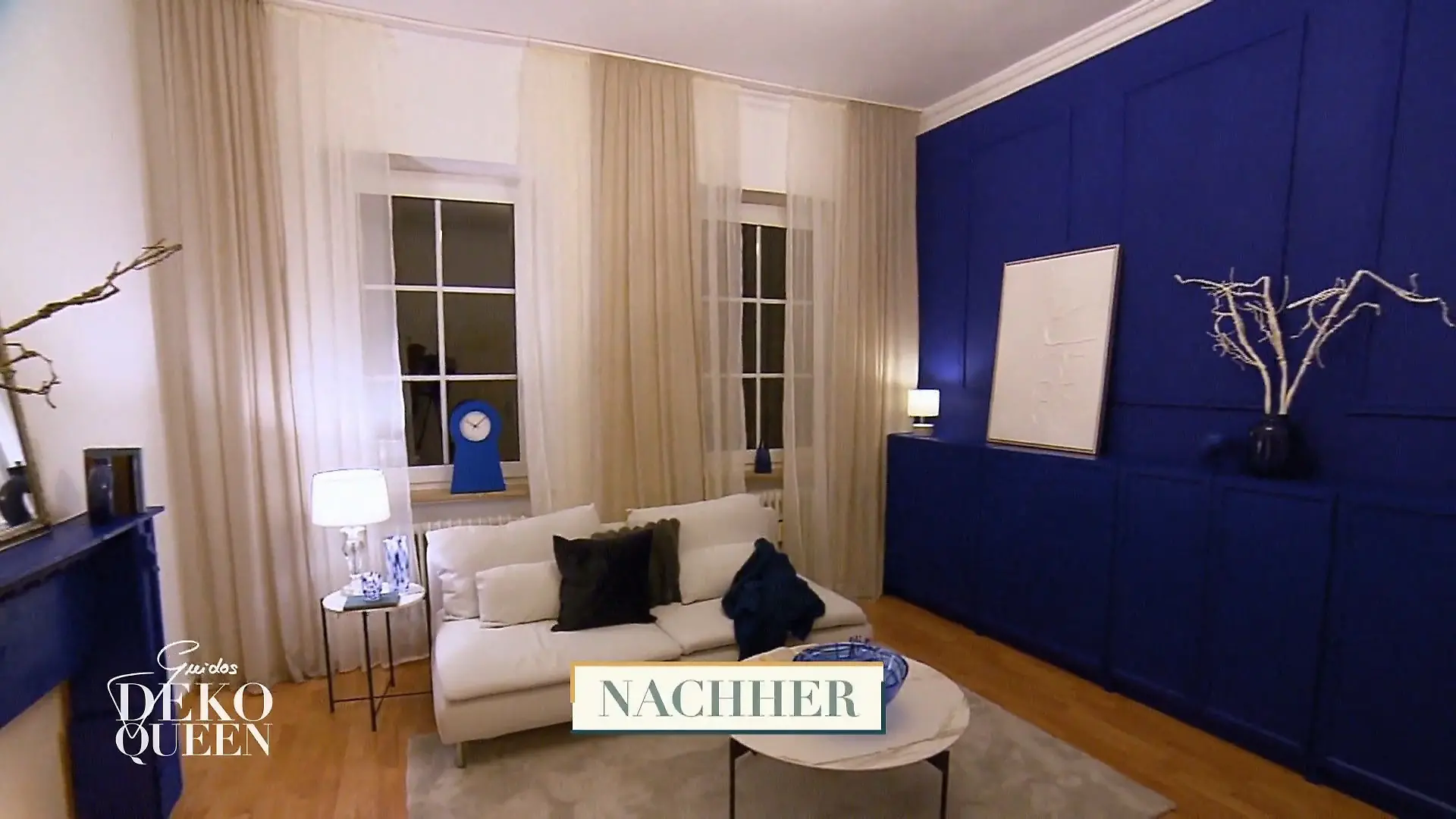 Mit ihrem neuen Wohnzimmer setzt Chantal ein Statement Mut zur Farbe