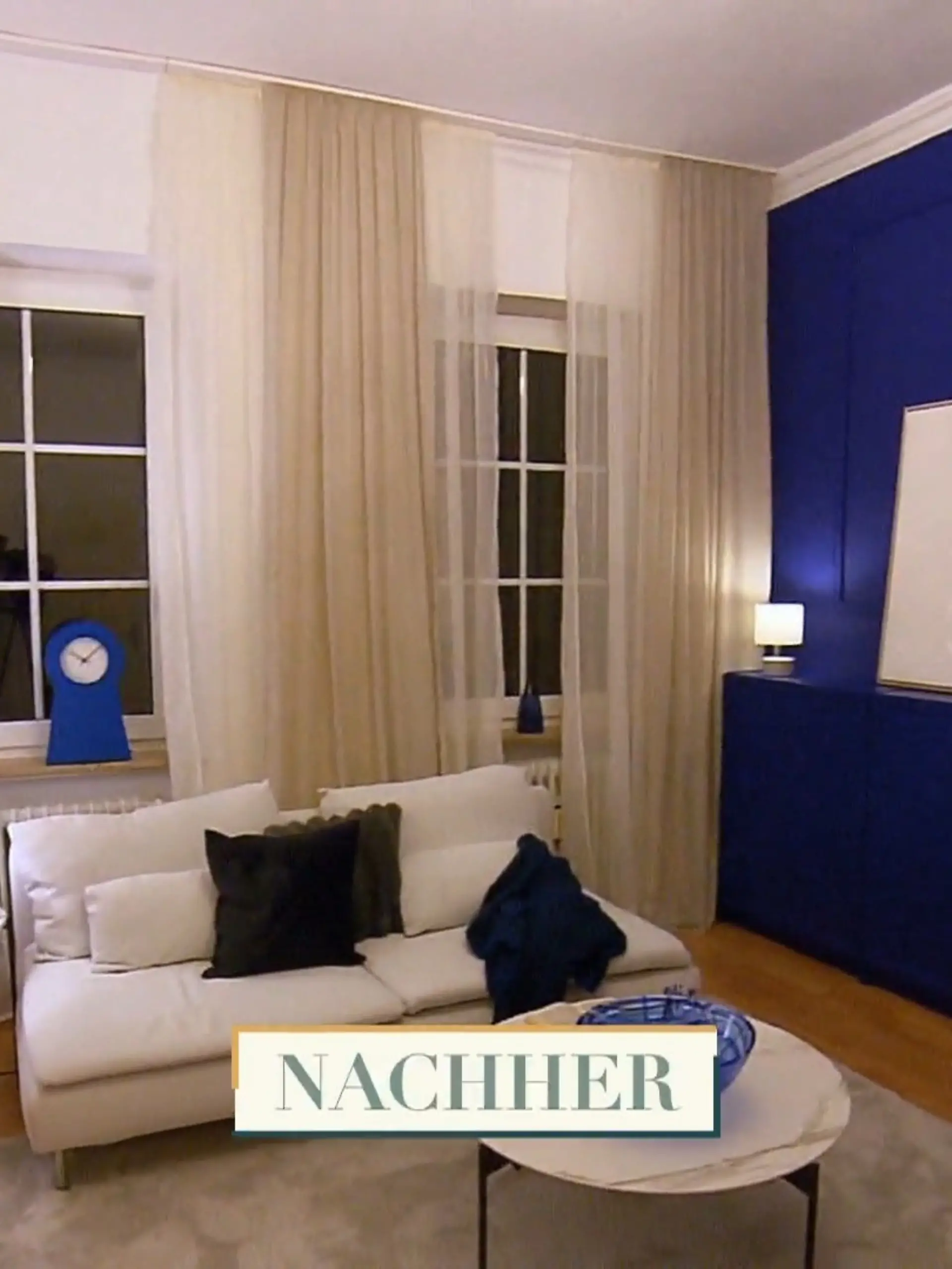 Bild zu: "Mit ihrem neuen Wohnzimmer setzt Chantal ein Statement"