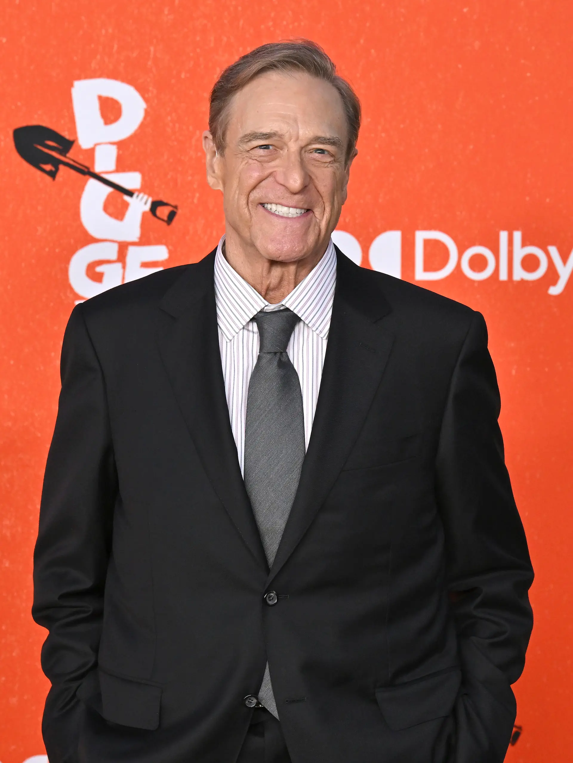 John Goodman posiert am 28. September 2026 bei der Premiere des Kinofilms „Digger” in Los Angeles (USA).